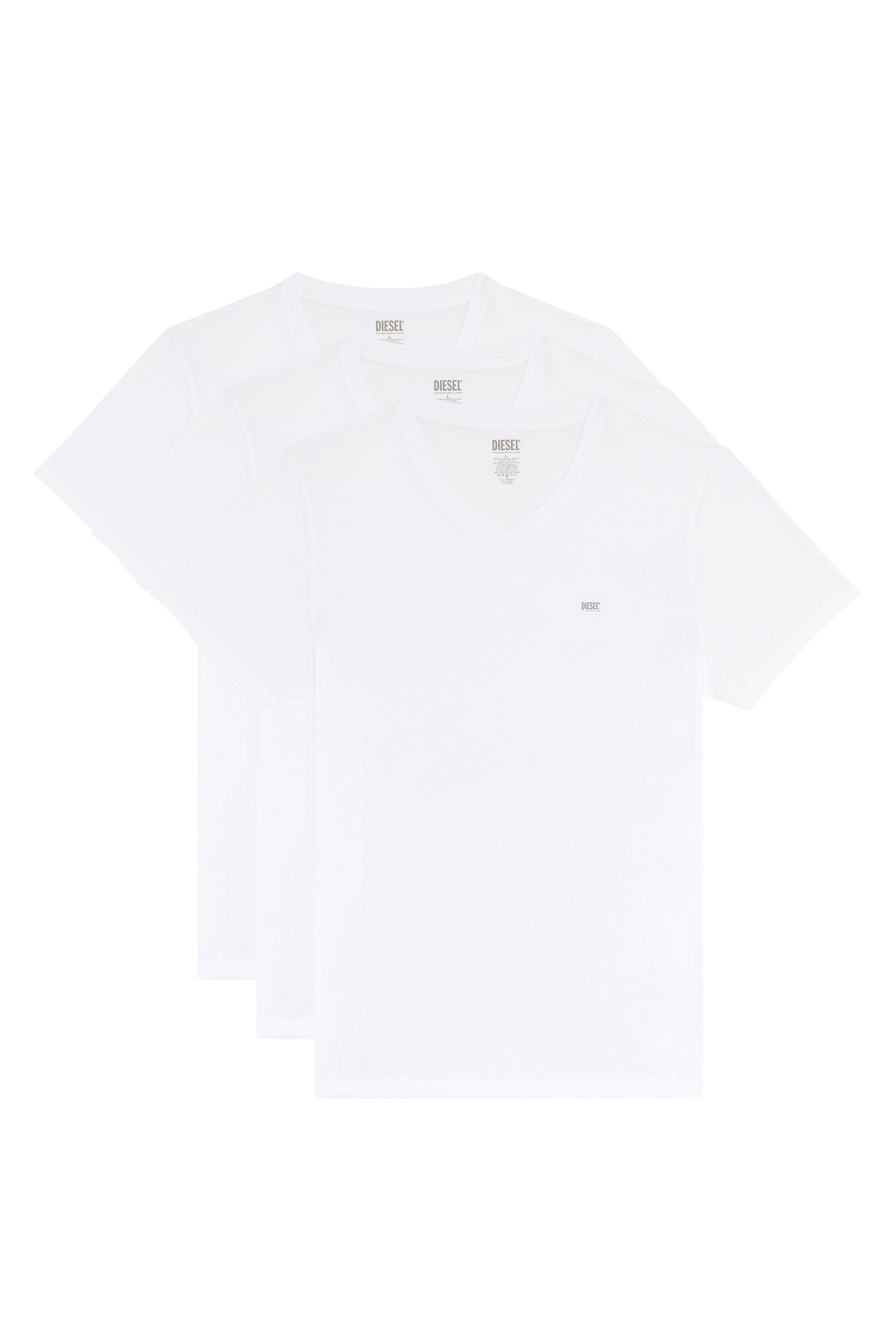 Diesel - UMTEE-MICHAEL3PACK, White - Image 4