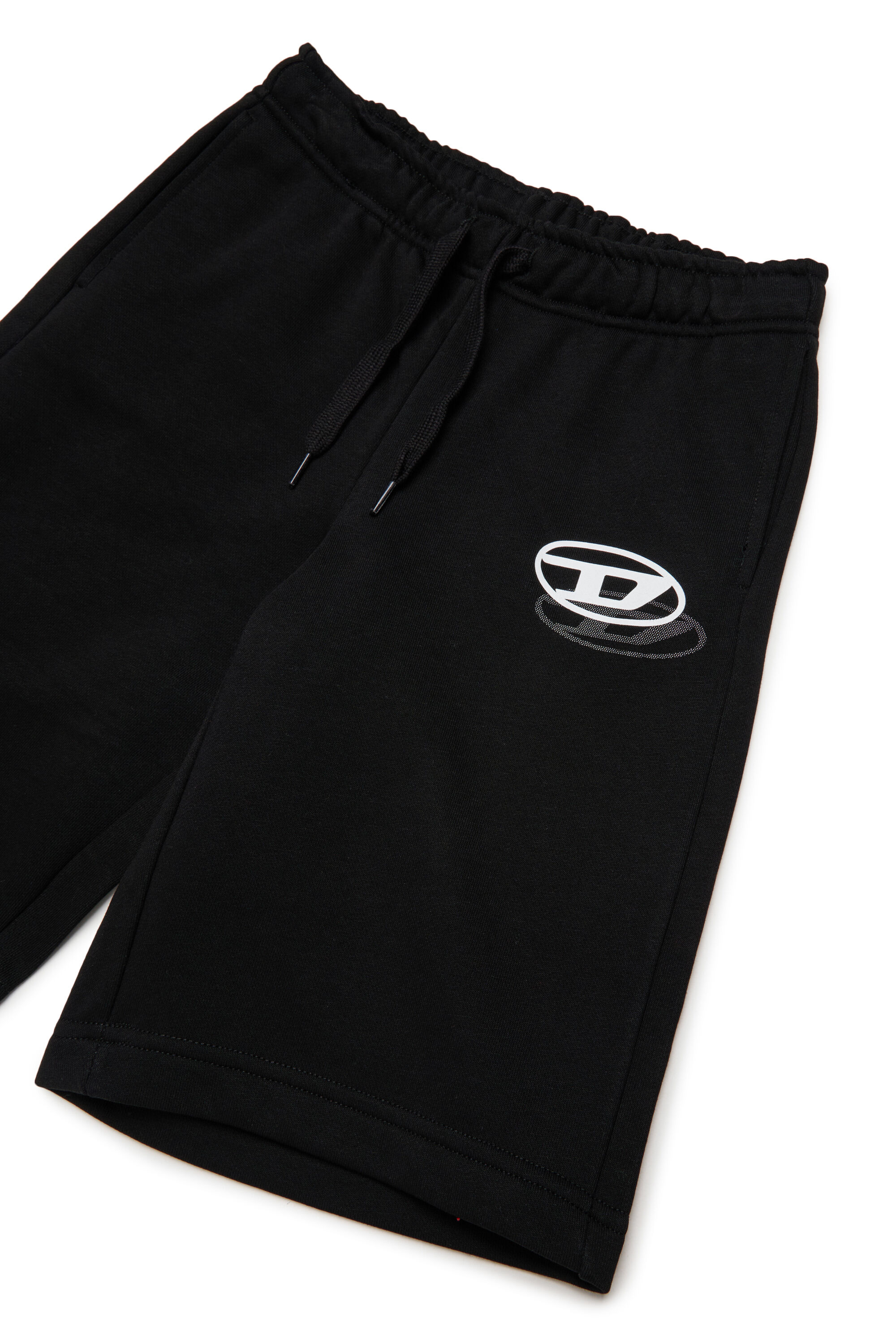 Diesel - PSVALE SHORT, Man's Cotton shorts with shadow logo in Black - 3