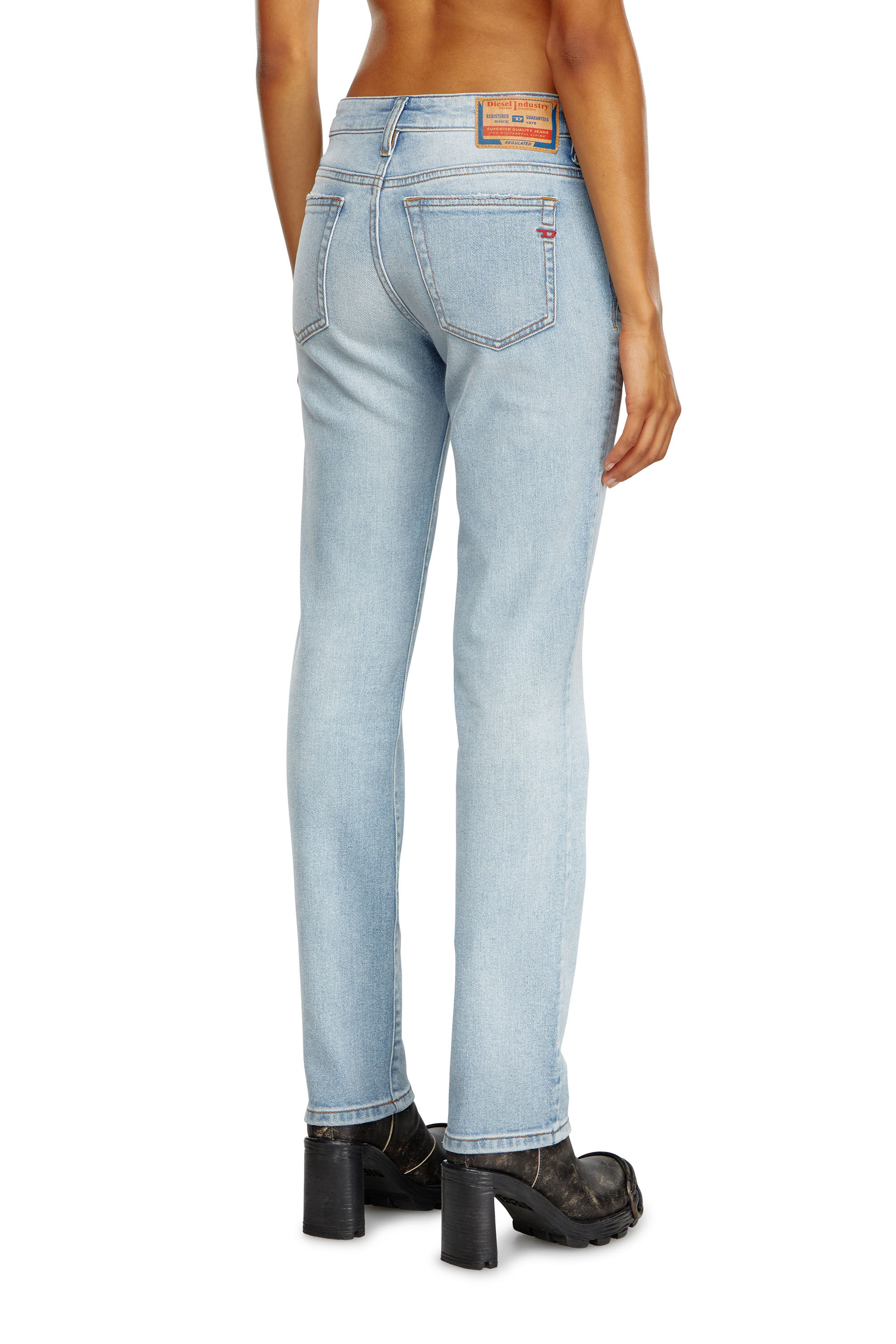 Diesel - Woman's Regular Jeans 1989 D-Mine 0GRDM, Light Blue - 4