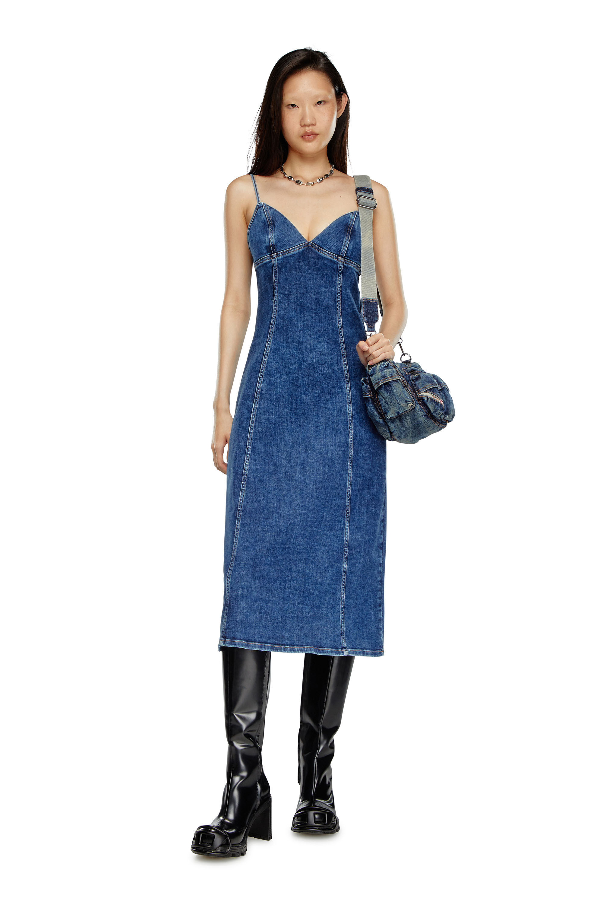 Diesel - DE-FULVY-DRESS-D, Blue - Image 1