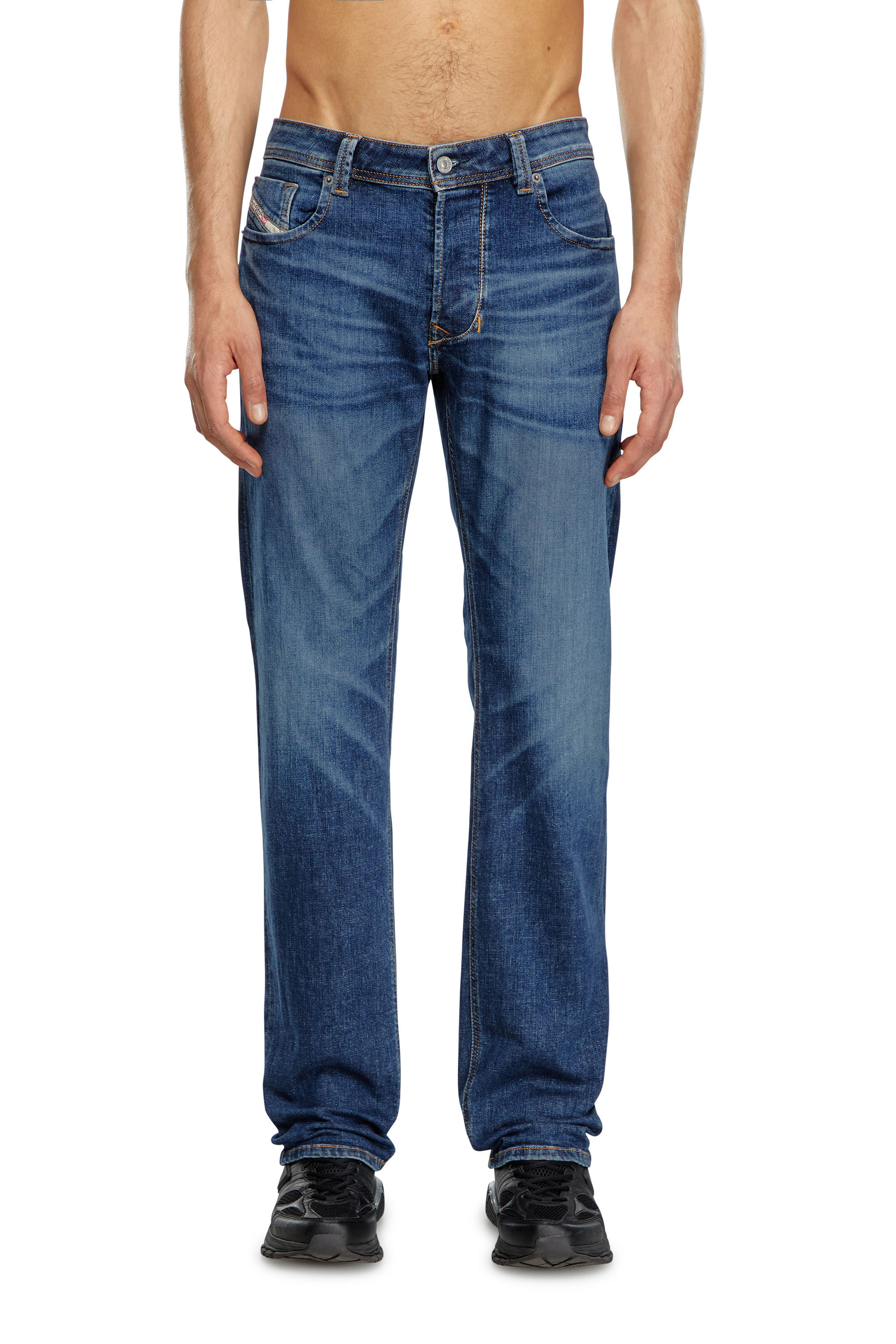 Diesel - Man's Regular Jeans 1985 Larkee 09J47, Dark Blue - 3