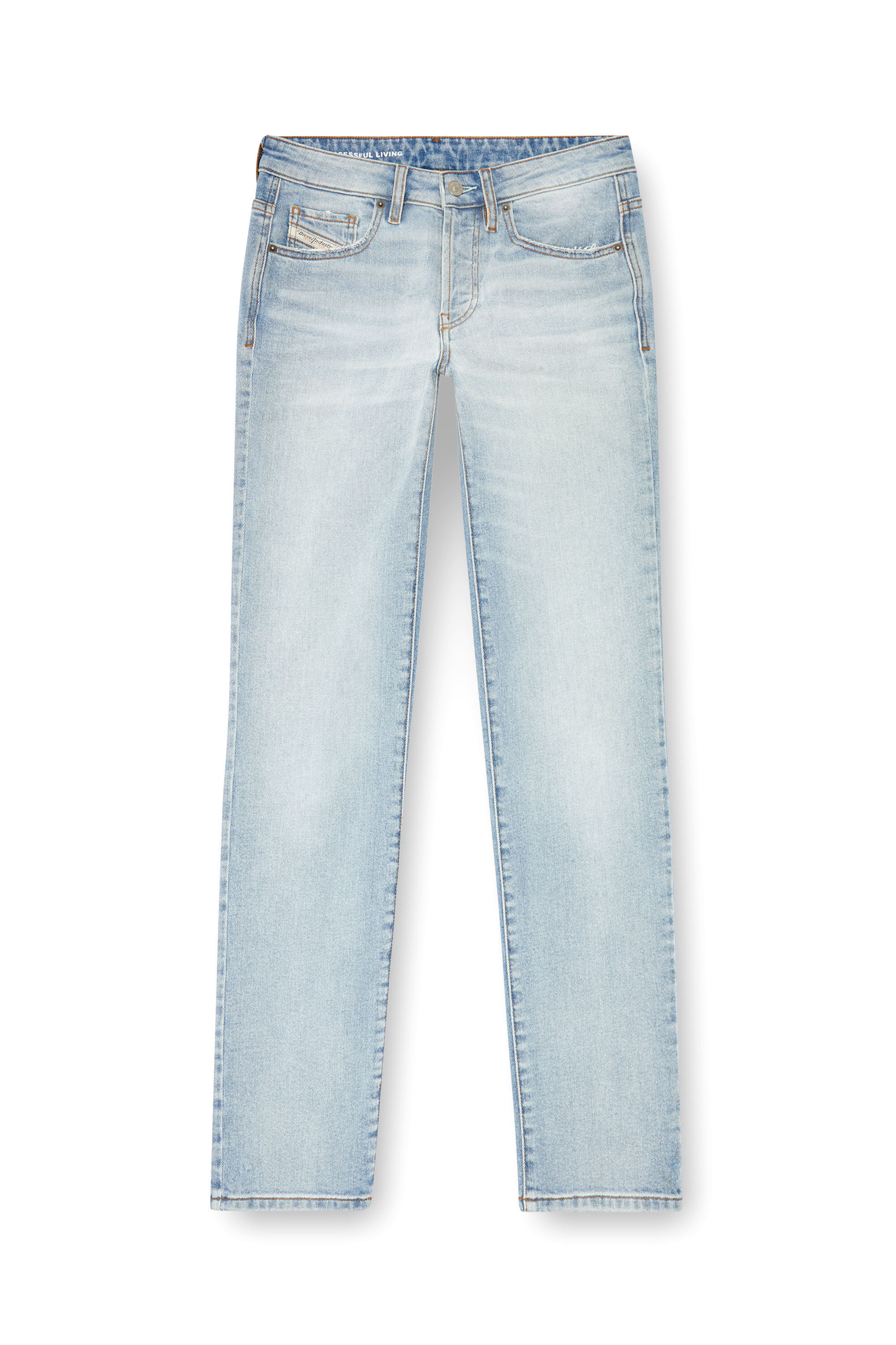 Diesel - Woman's Regular Jeans 1989 D-Mine 0GRDM, Light Blue - 2