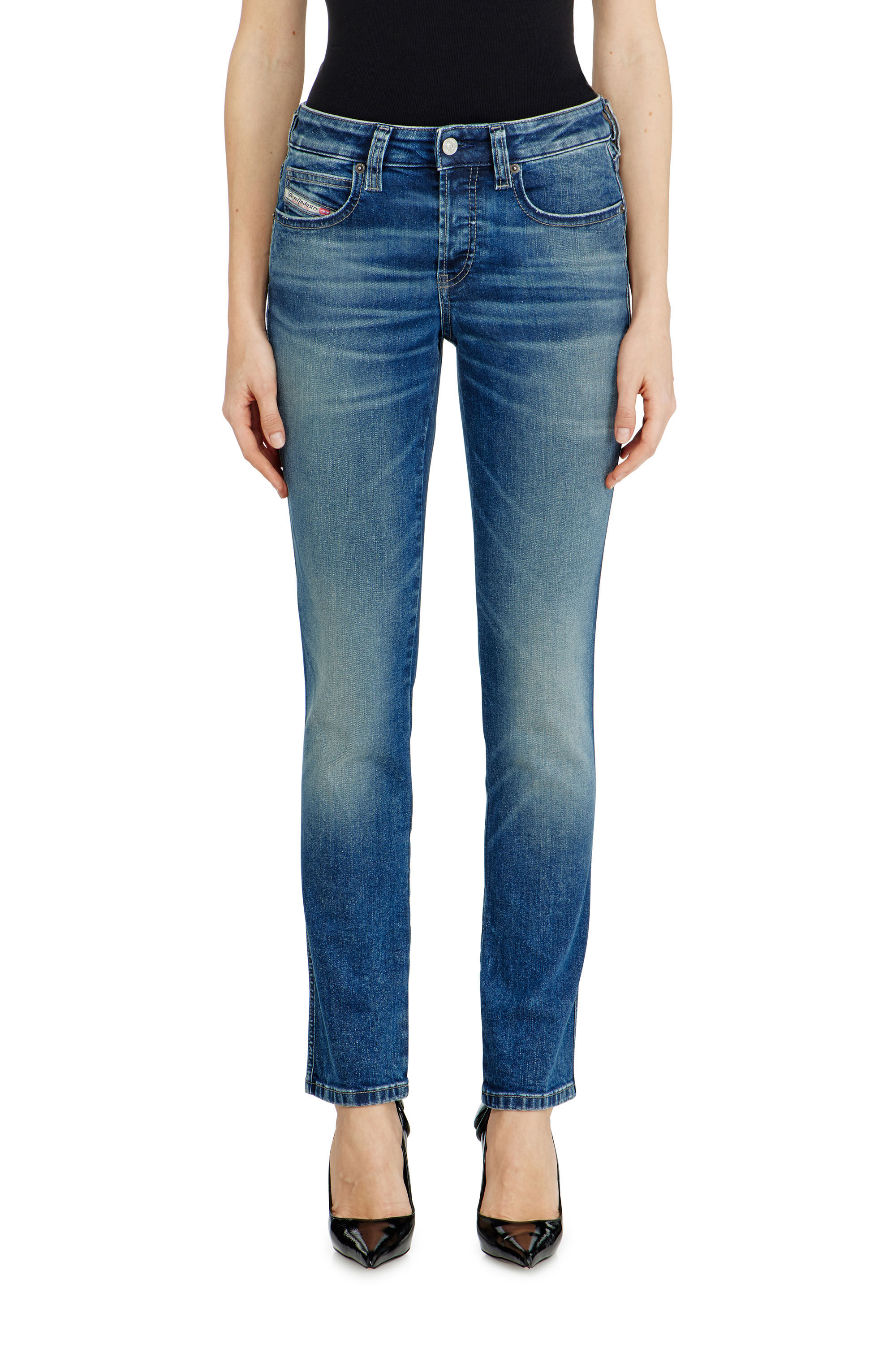 Diesel - Woman's Slim Jeans 1992 D-Jiann 0DBEE, Medium blue - 4