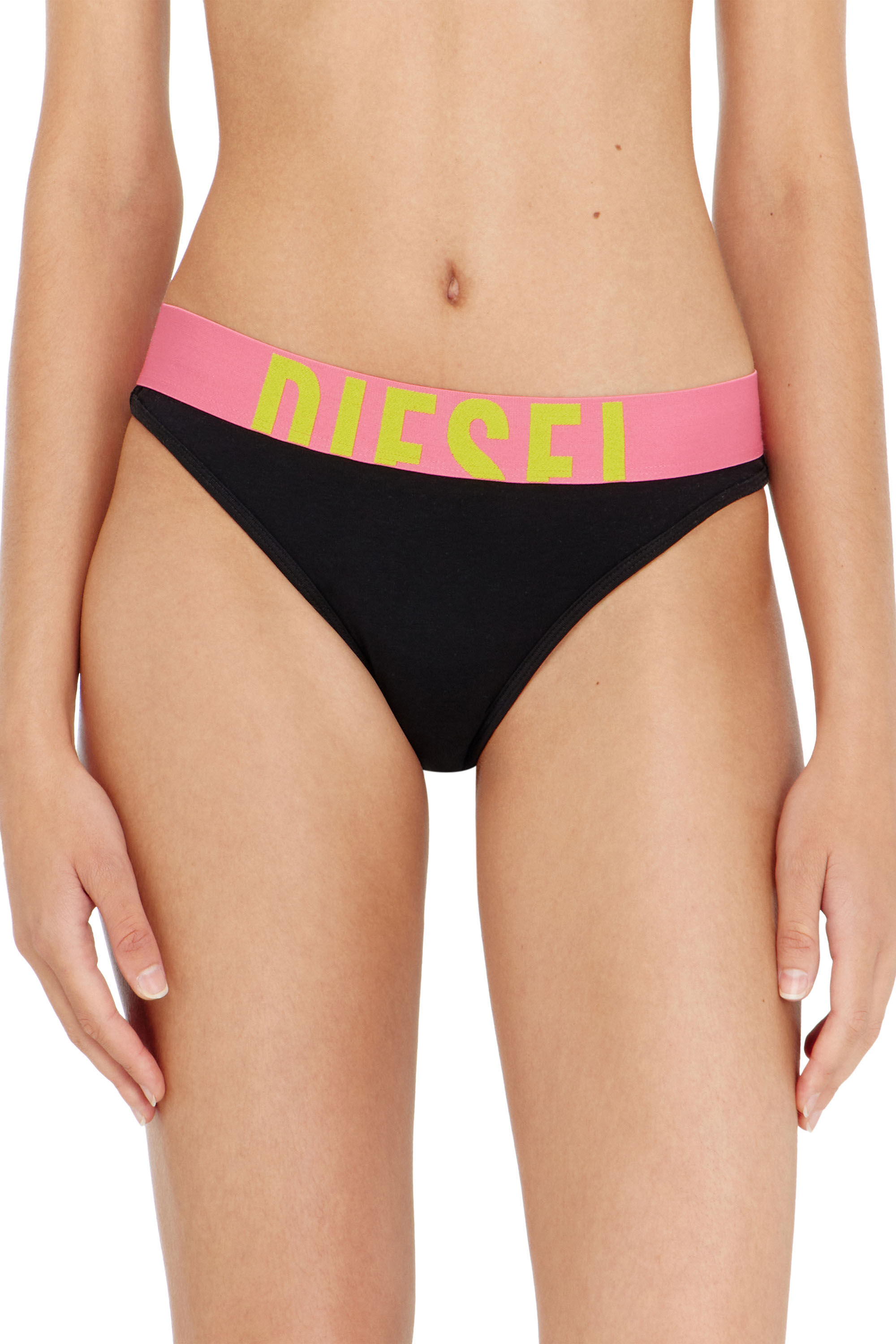 Diesel - FANNIE-D-POP-3PACK, Woman's 3-pack of panties with contrasting waistband in null - 3