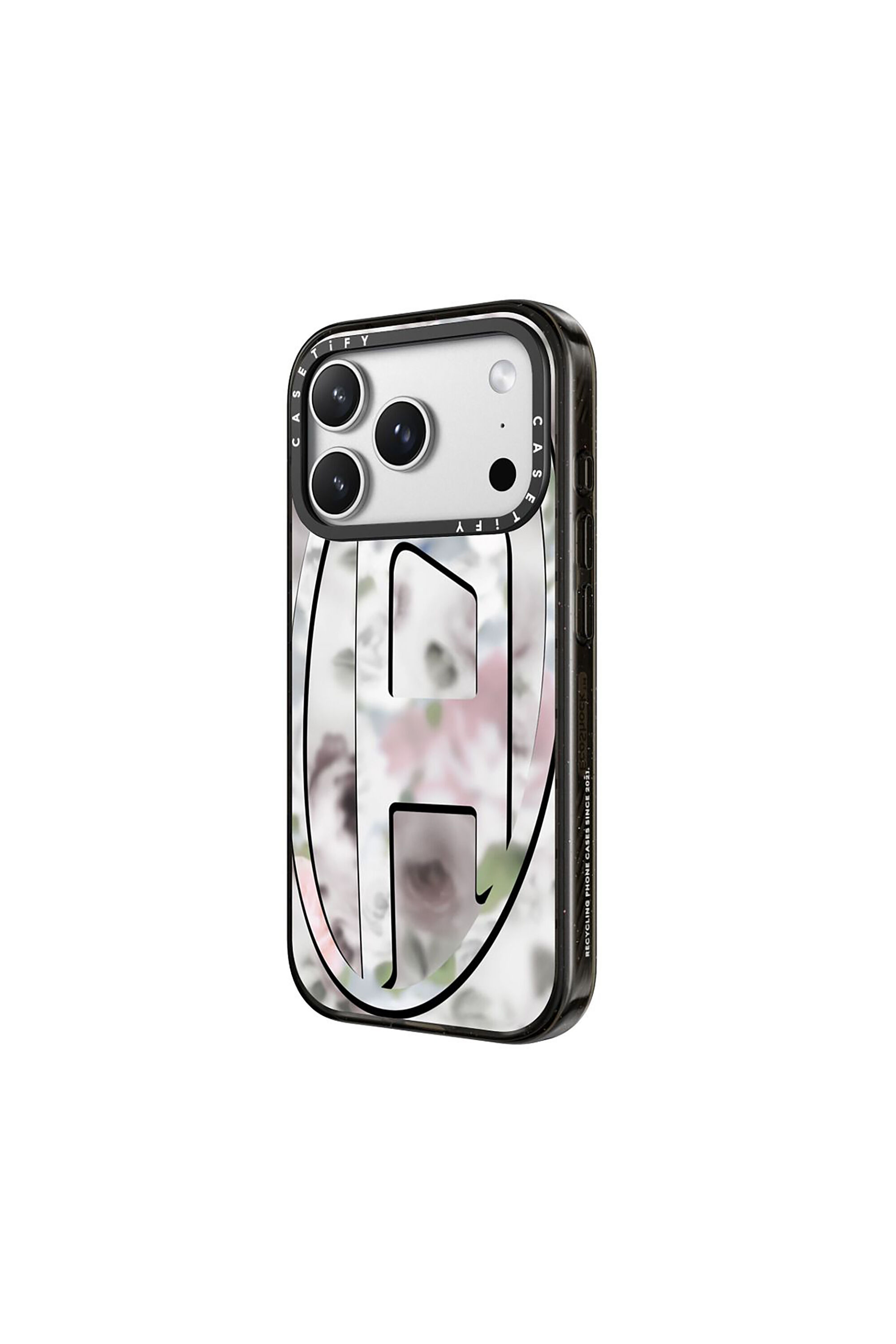 Diesel - 60527 MOULDED CASE, Unisex's Oval D impact case for iPhone 17 Pro Max in Black/Pink - 2
