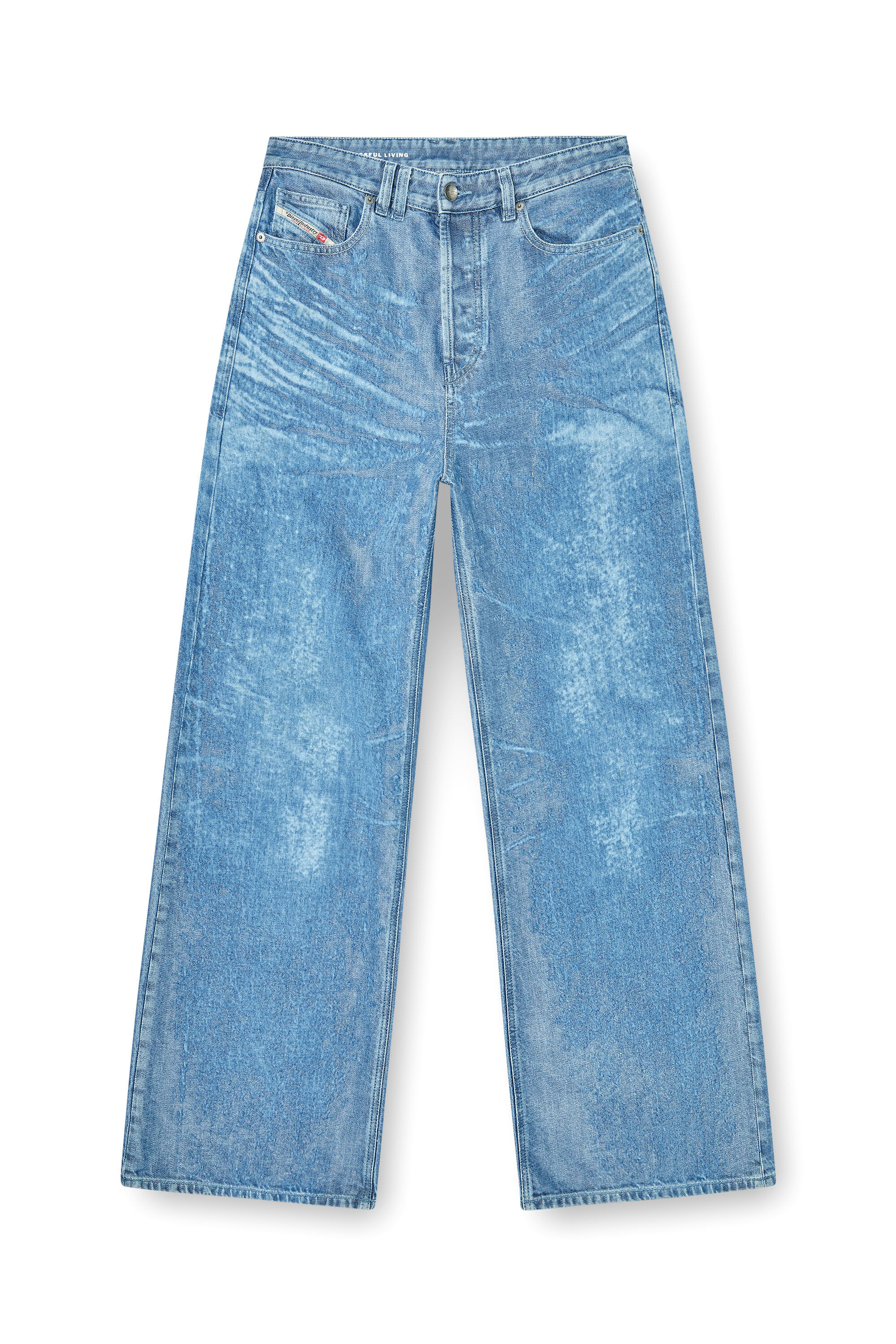 Diesel - Woman's Relaxed Jeans 1996 D-Sire 09P23, Light Blue - 2