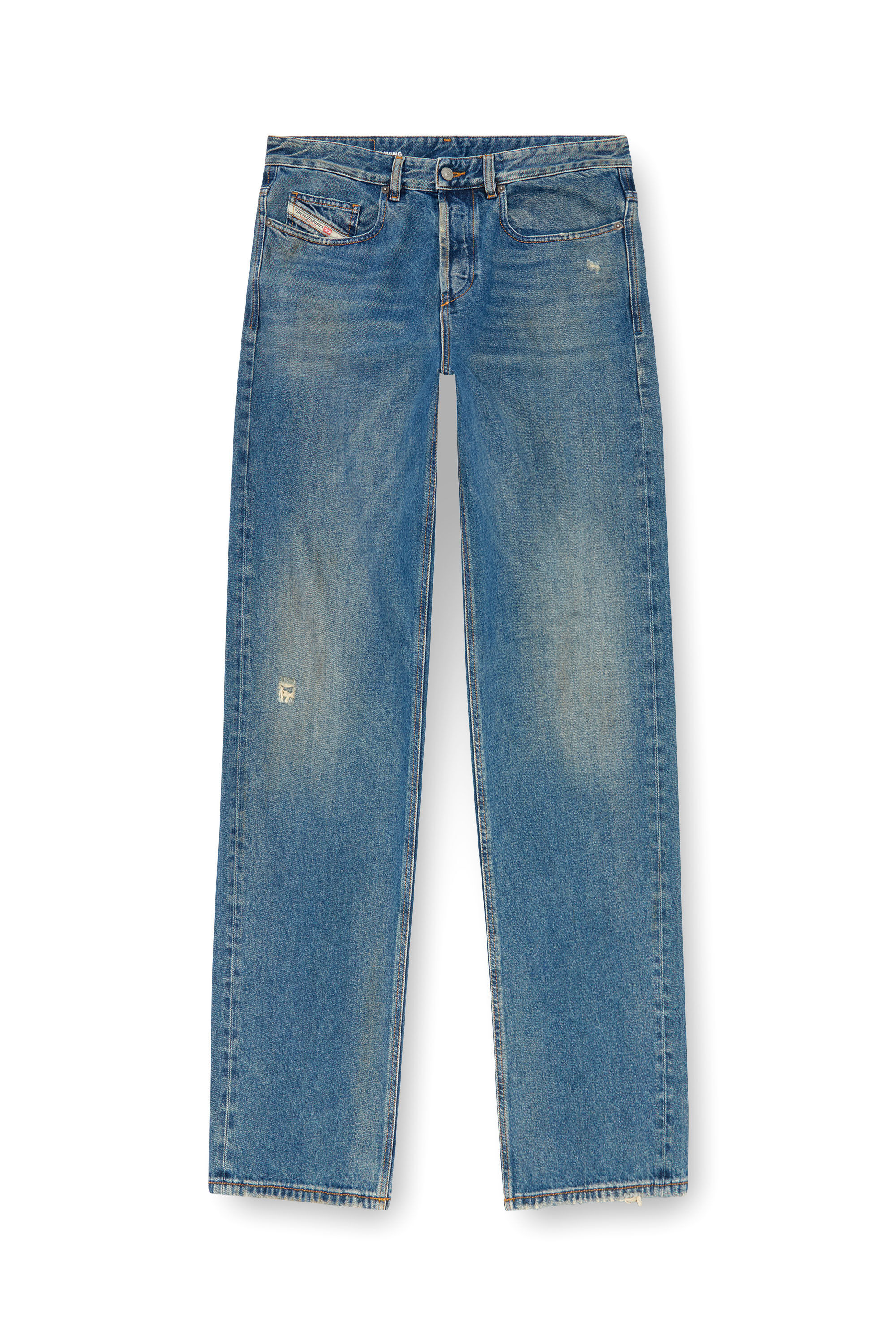 Diesel - Man's Relaxed Jeans 2001 D-Macro 09J79, Medium blue - 2