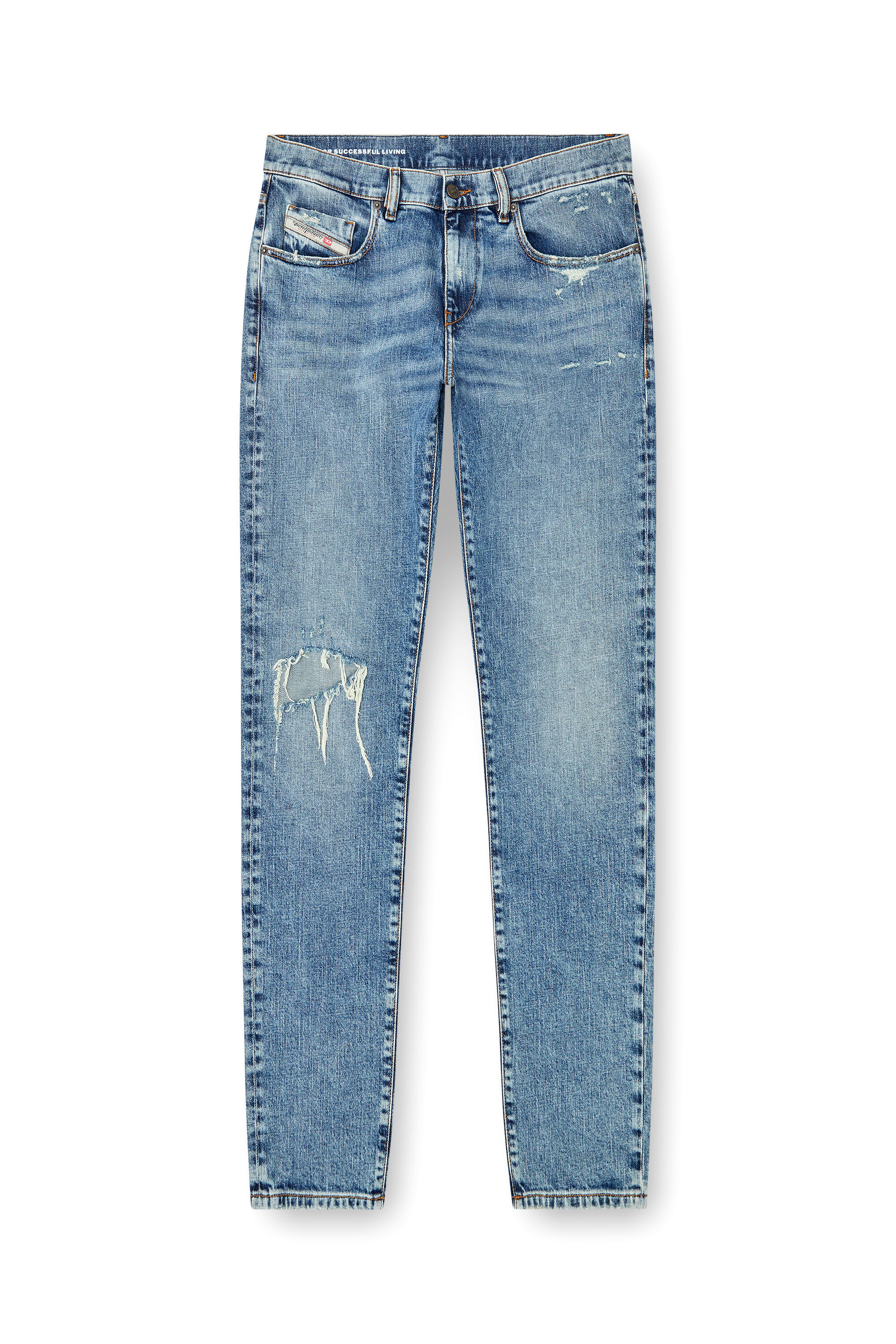 Diesel - Man's Slim Jeans 2019 D-Strukt 09L34, Light Blue - 2