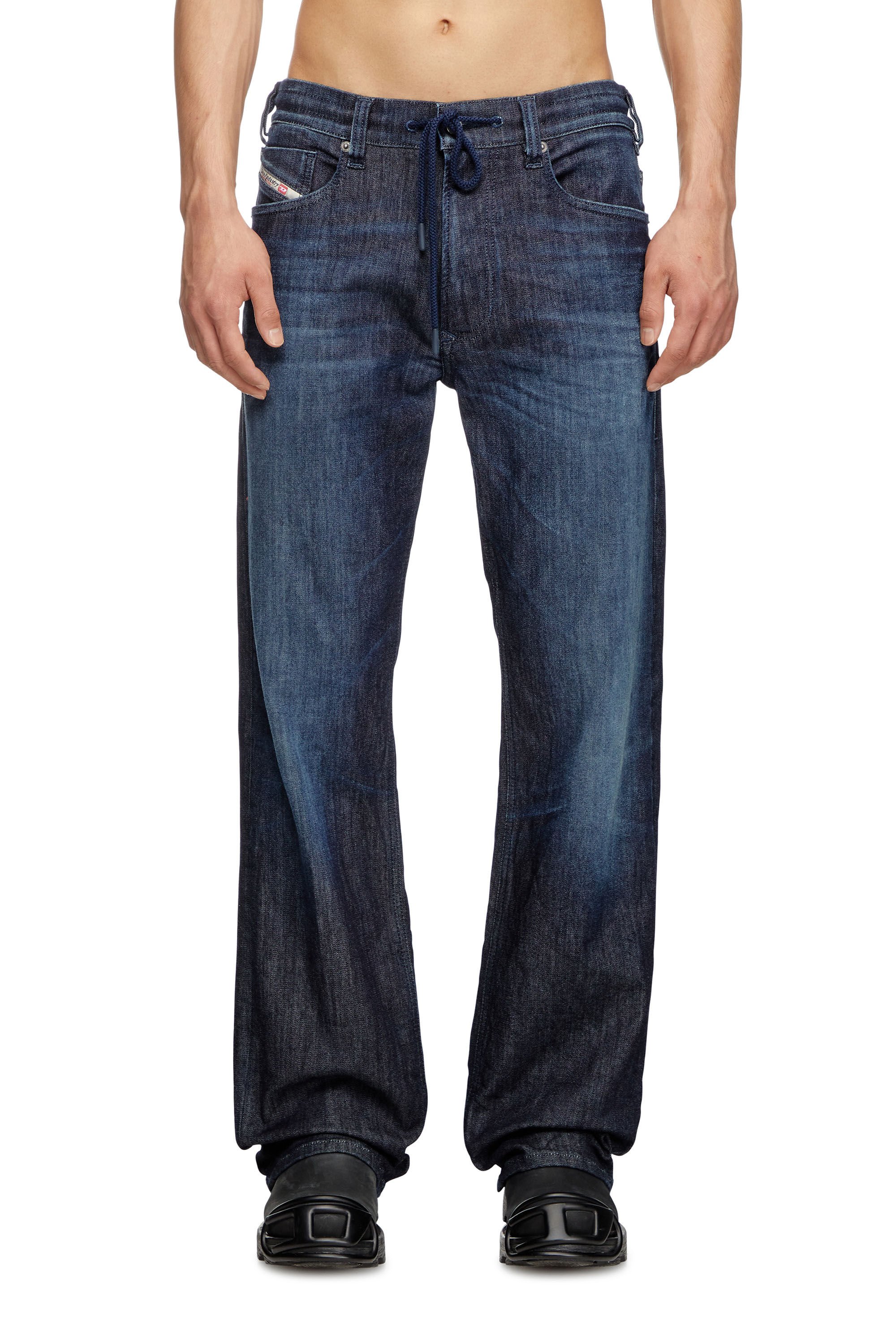 Diesel - Man's Relaxed 2080 D-Reel Joggjeans® 09L11, Dark Blue - 3