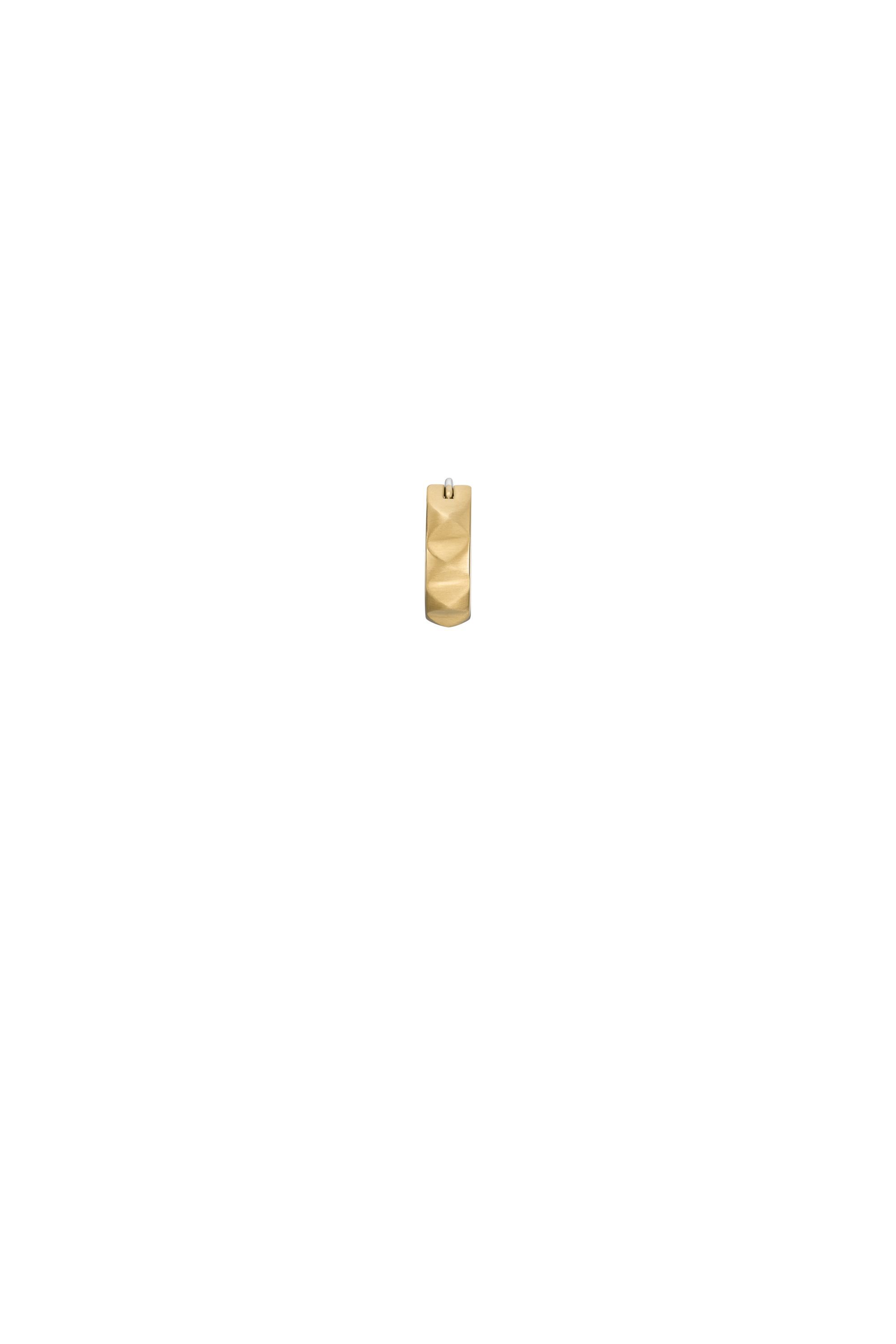 Diesel - DX1417, Unisex's Gold-Tone Stainless Steel single hoop earring in Gold - 2
