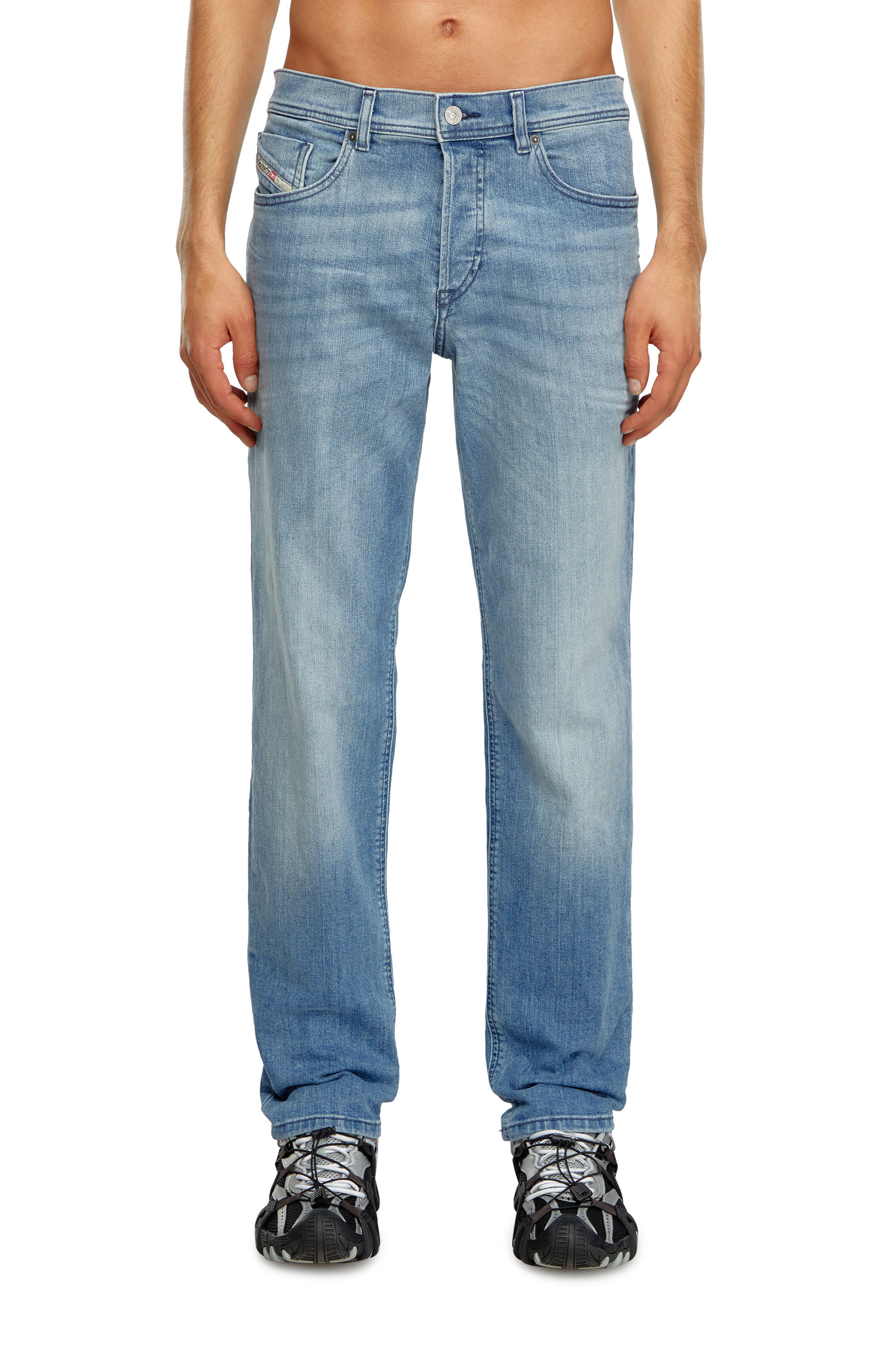 Diesel - Man's Regular Jeans 2023 D-Finitive 0GRDI, Light Blue - 3