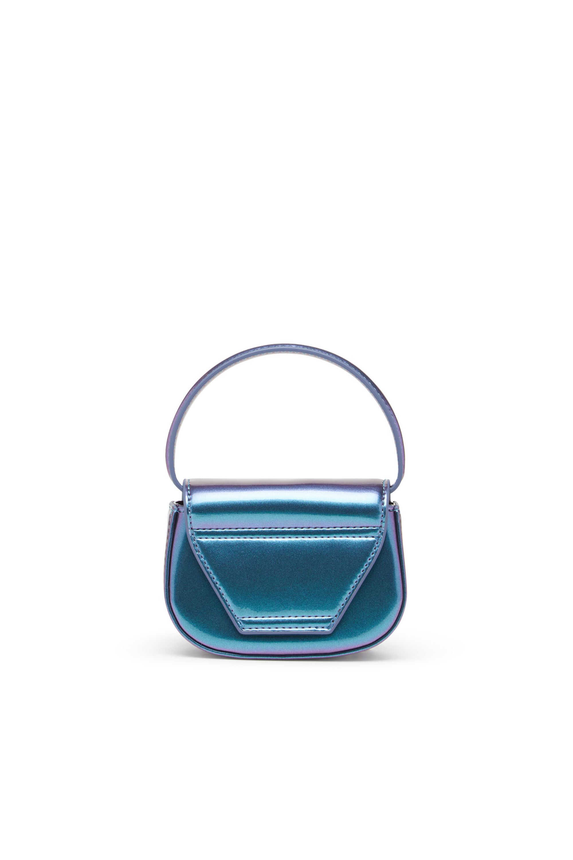 Diesel - 1DR XS, Woman 1DR XS-Iconic iridescent mini bag in Blue - Image 3
