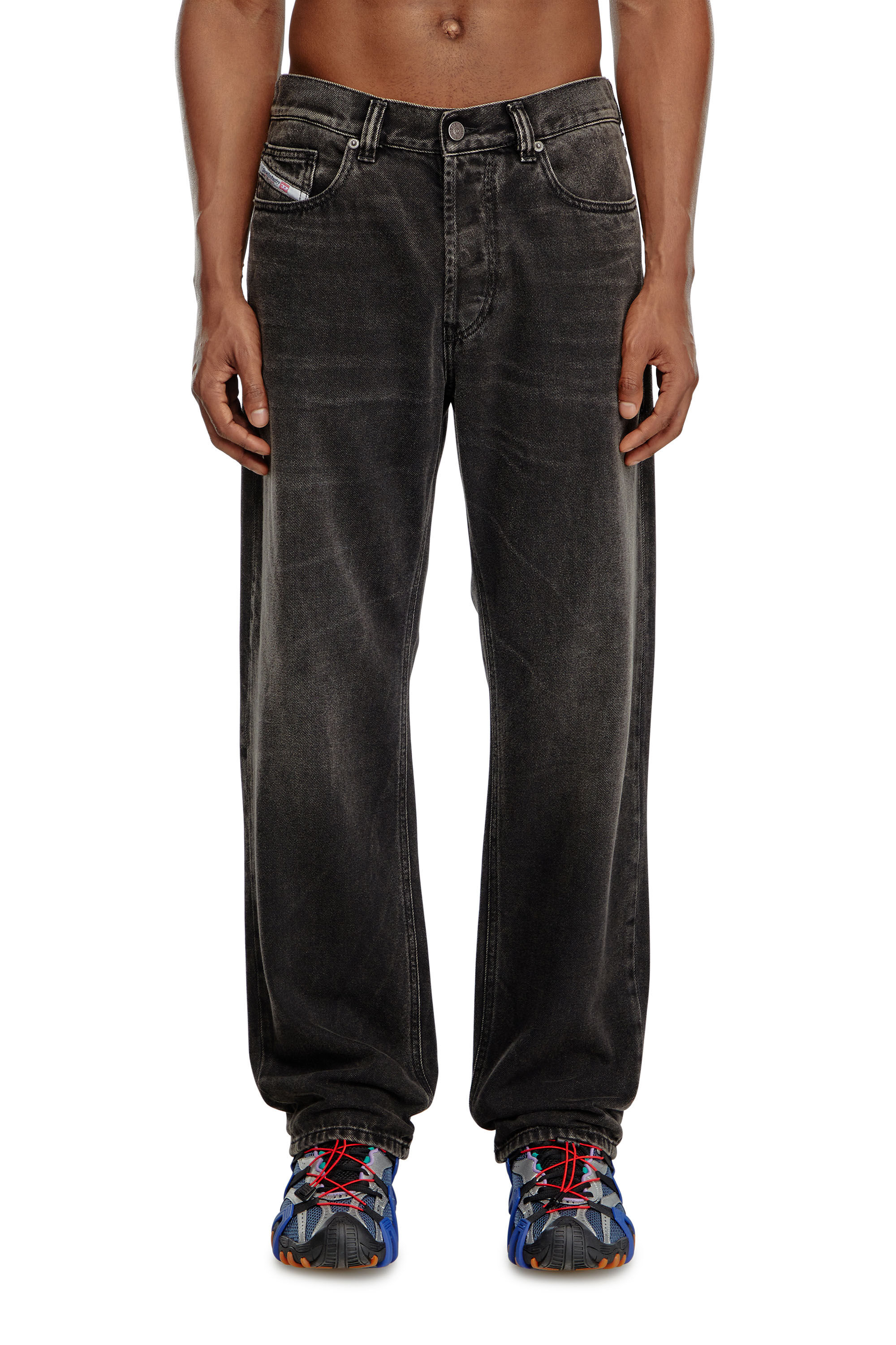 Diesel - Man's Regular Jeans 2010 D-Macs 09J96, Black/Dark grey - 3