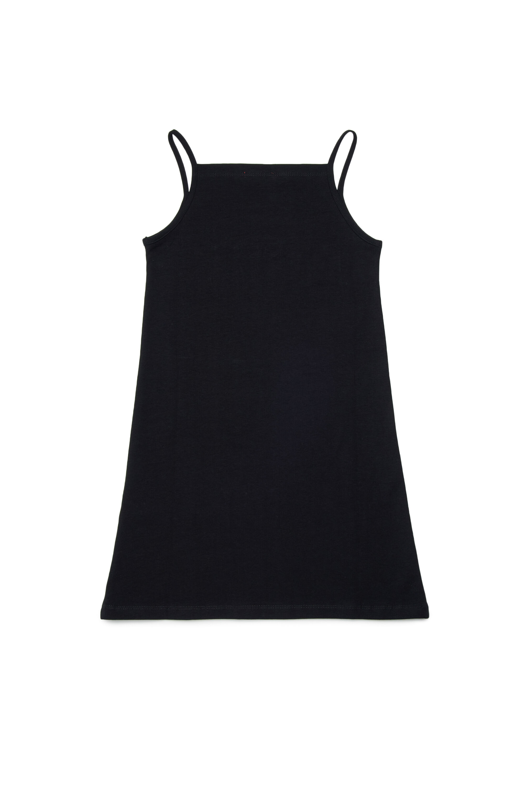 Diesel - DKIPPY, Woman's Cotton tank dress with embroidery in Black - 2