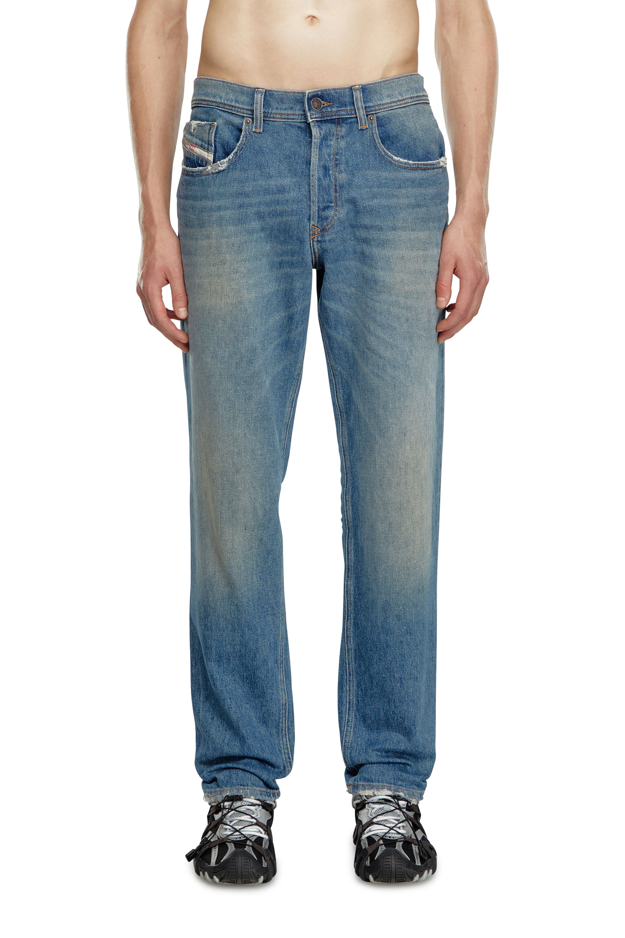 Diesel - Man's Regular Jeans 2023 D-Finitive 0GRDB, Light Blue - 3