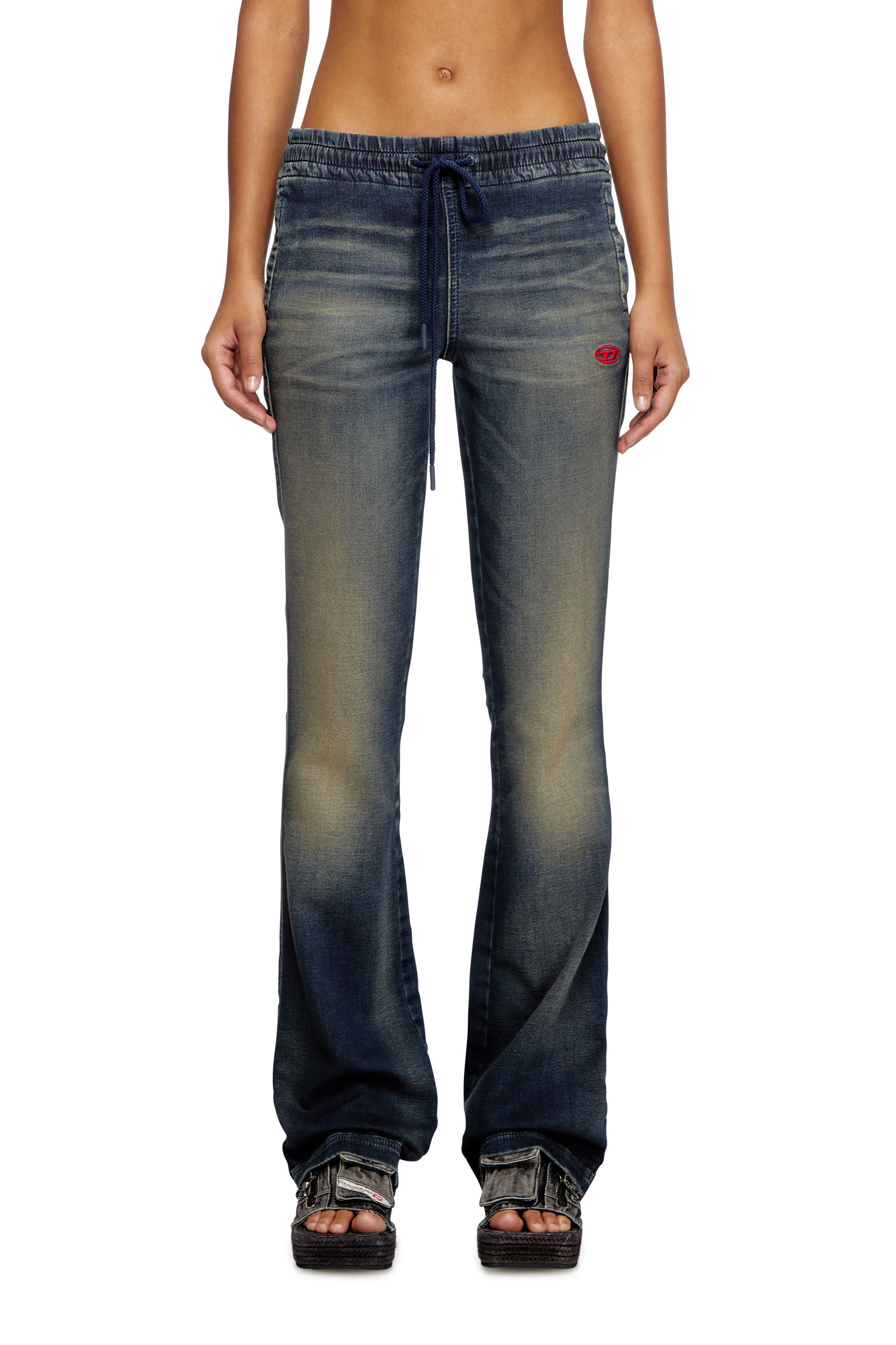 Diesel - Woman's Bootcut 2069 D-Ebbey Joggjeans® 068PM, Dark Blue - 3