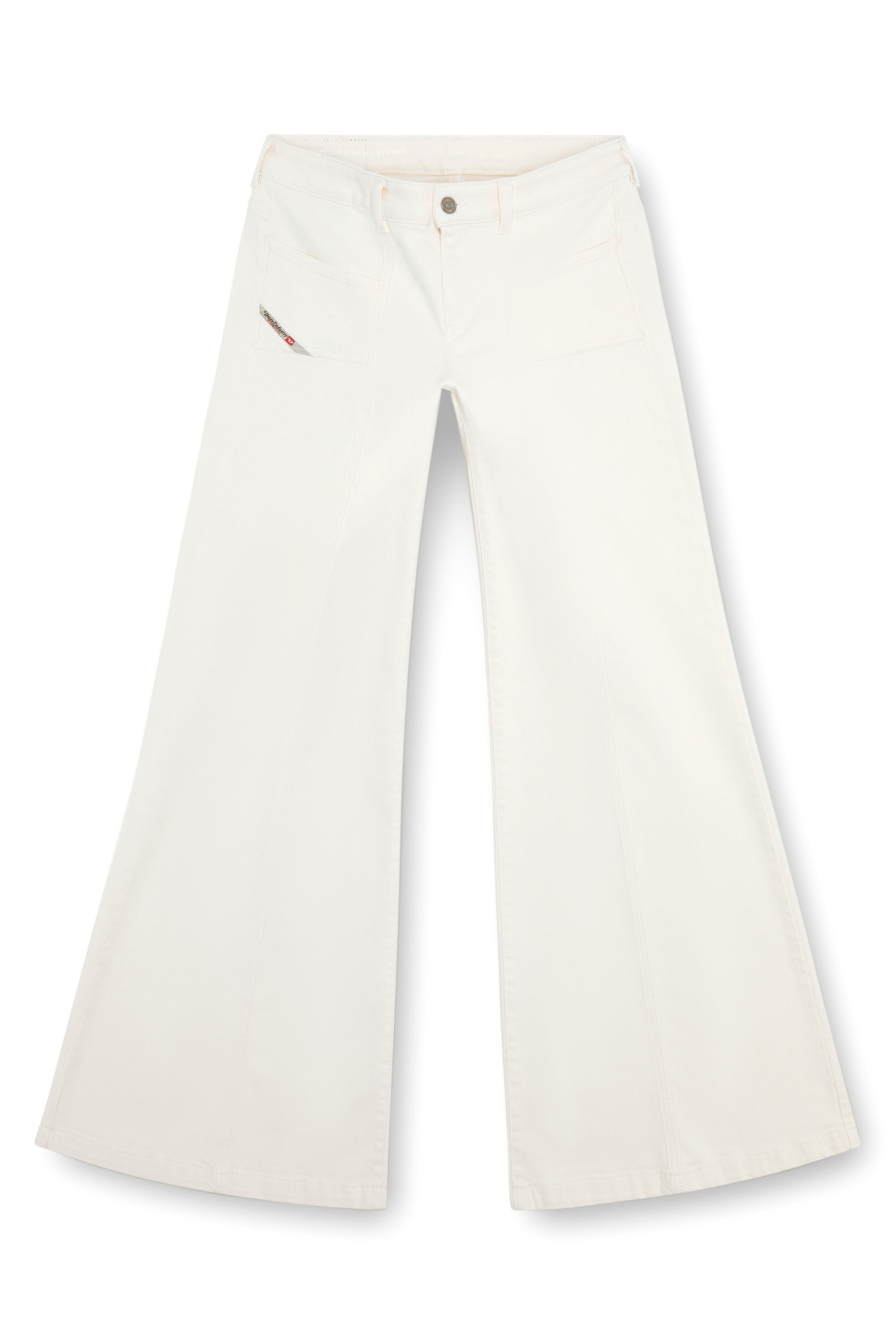 Diesel - Woman's Flare Jeans D-Akii 09J68, White - 2