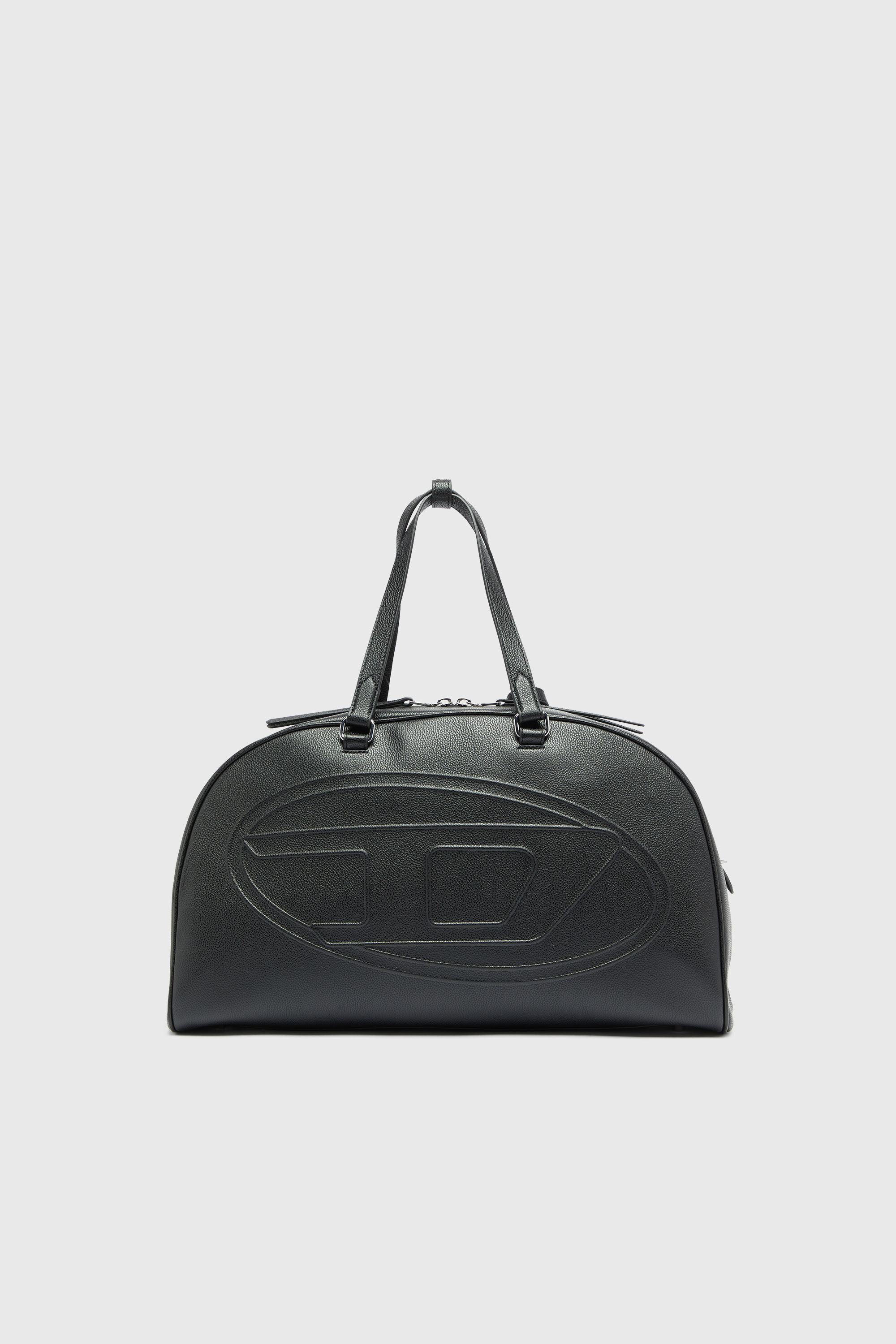 Diesel - 1DR DOME DUFFLE, Unisex's 1DR Dome - Leather travel bag with Oval D logo in Black - 1