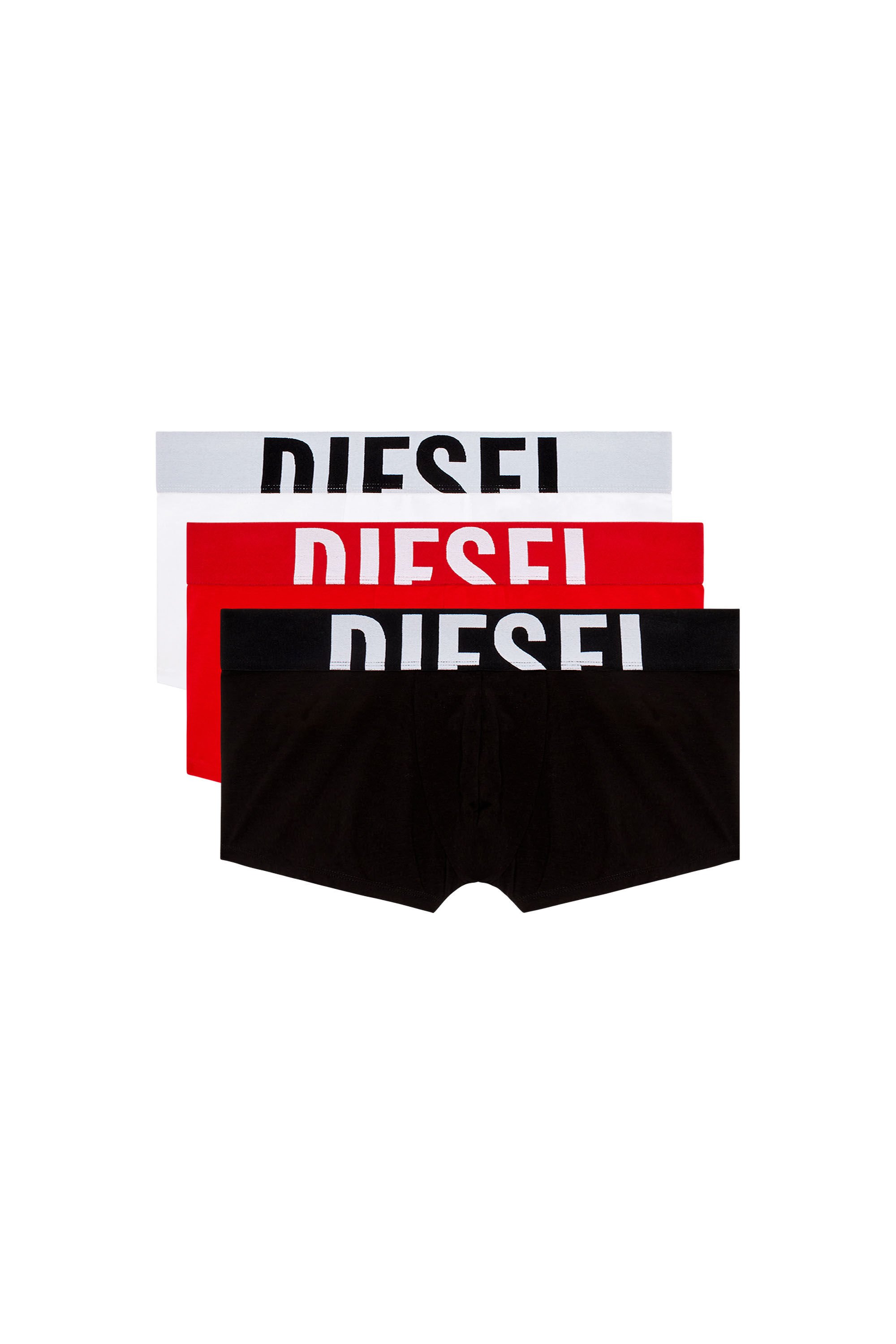 Diesel - UMBX-DAMIENTHREEPACK-5.5EL, Man 3-pack of boxer briefs with cut-off logo in Multicolor - Image 2