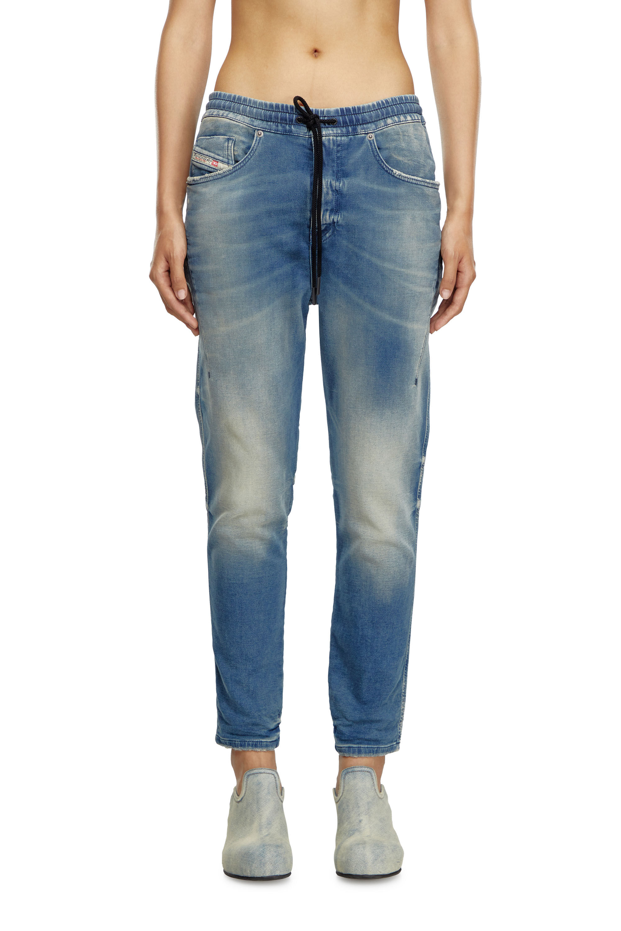 Diesel - Woman's Regular 2041 D-Fayza Joggjeans® 068MG, Medium blue - 3