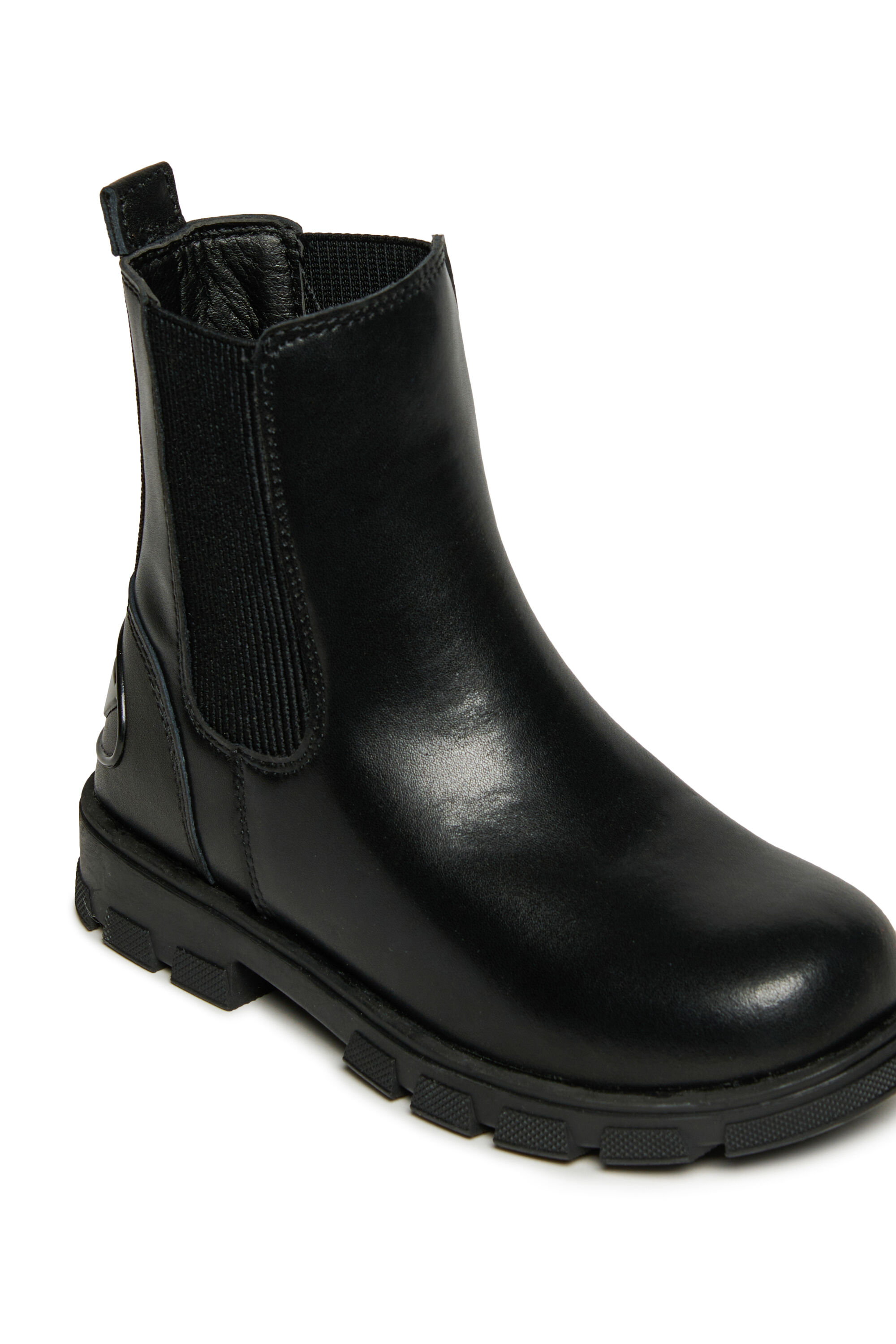 Diesel - D-HAMMER AK ELASTIC, Unisex's D-Hammer Leather Boots in Black - 4