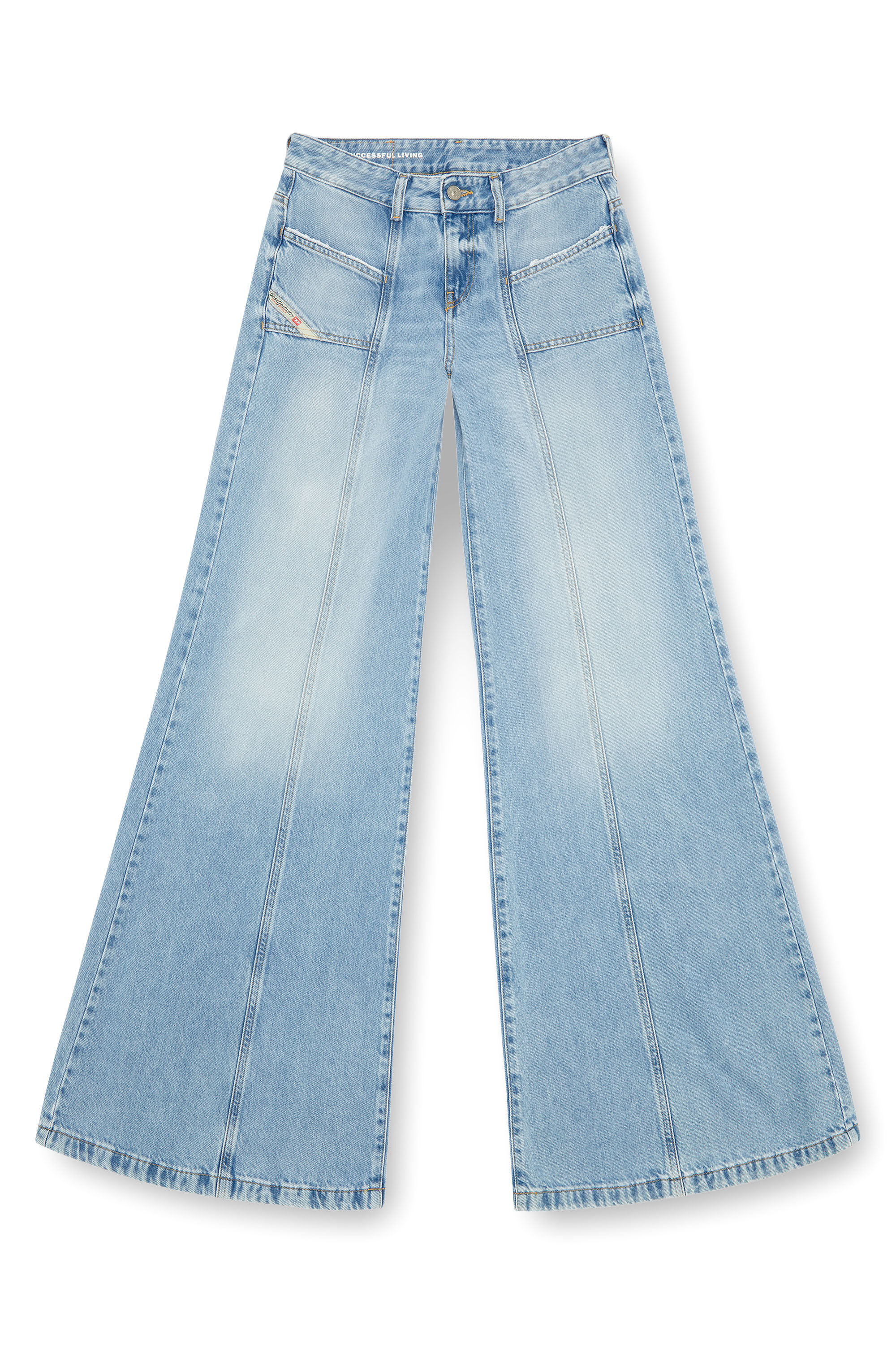 Diesel - Woman's Flare Jeans D-Akii 09J88, Light Blue - 2