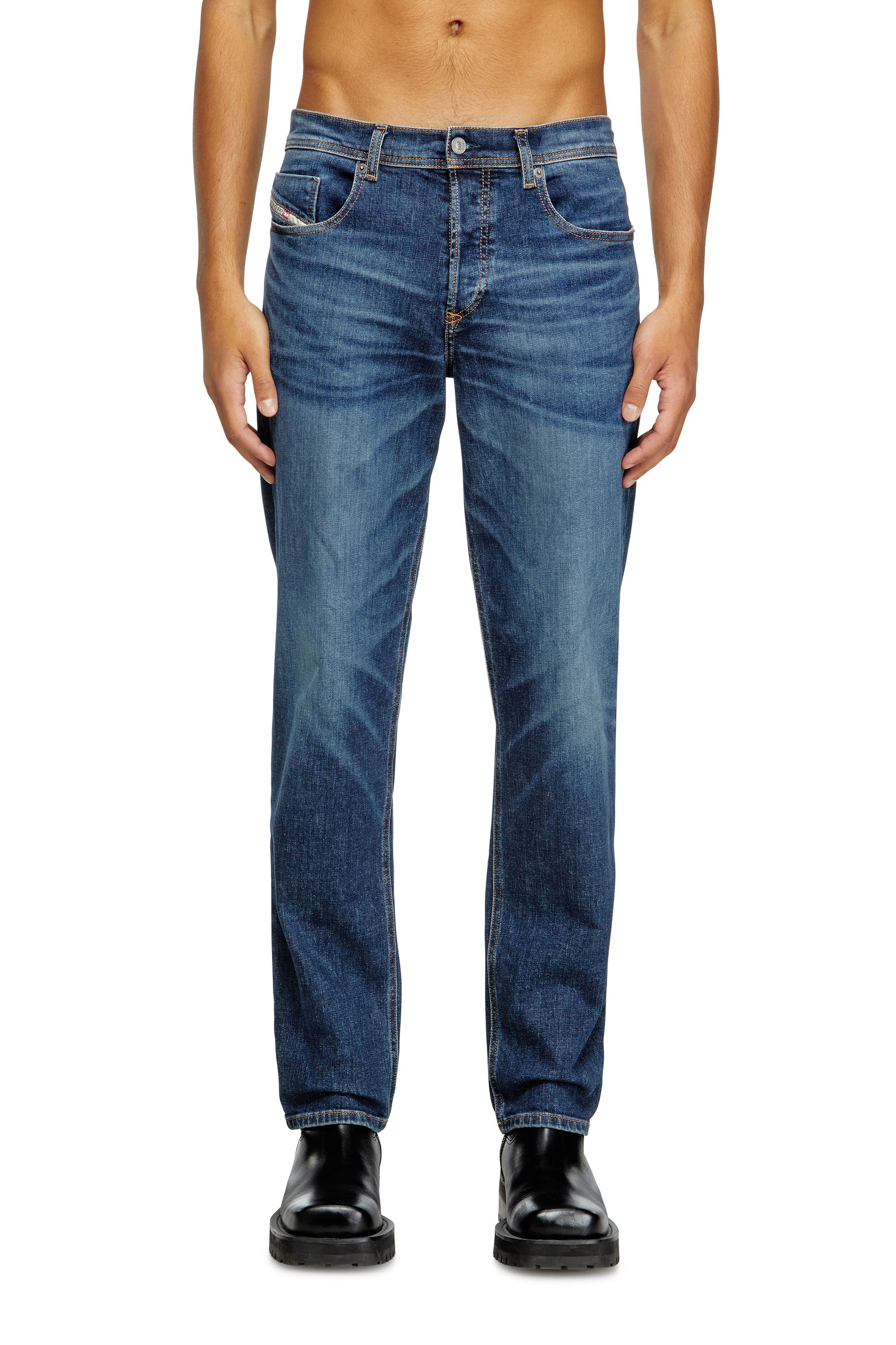 Diesel - Man's Regular Jeans 2023 D-Finitive 09J47, Dark Blue - 3