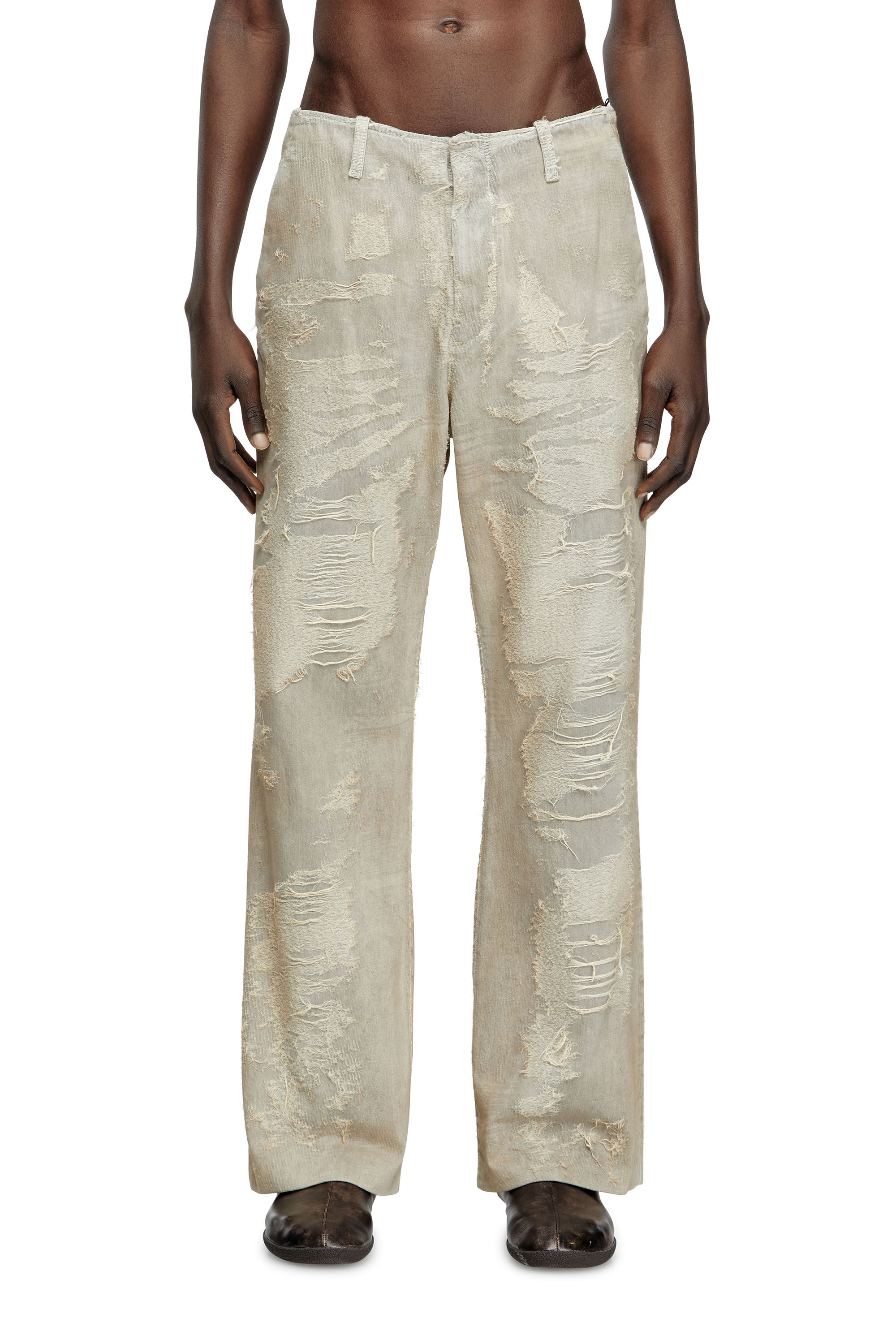 Diesel - Man's Relaxed Jeans D-Boix 007AU, Light Grey - 3
