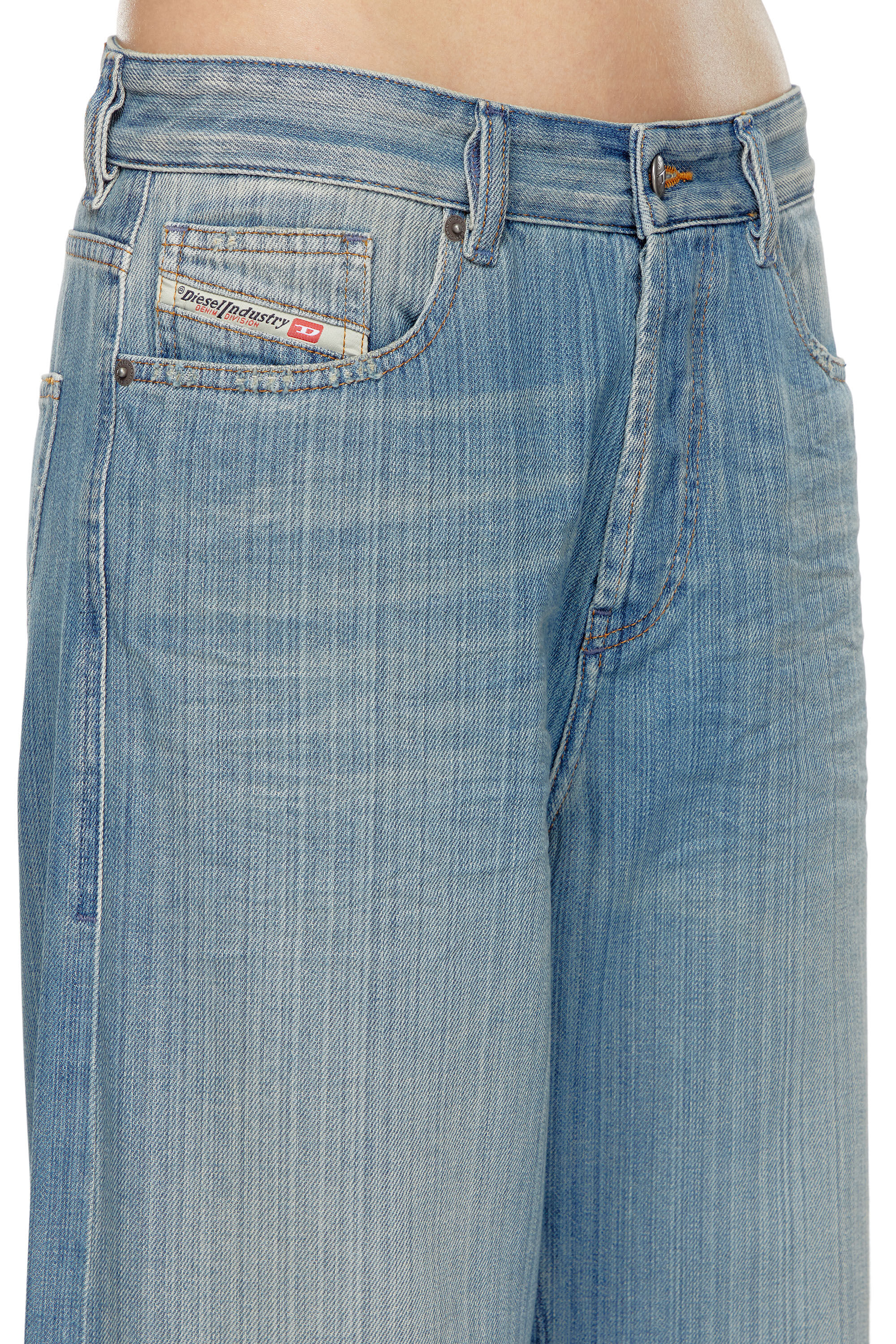 Diesel - Woman's Relaxed Jeans 1996 D-Sire 09J87, Medium blue - 5