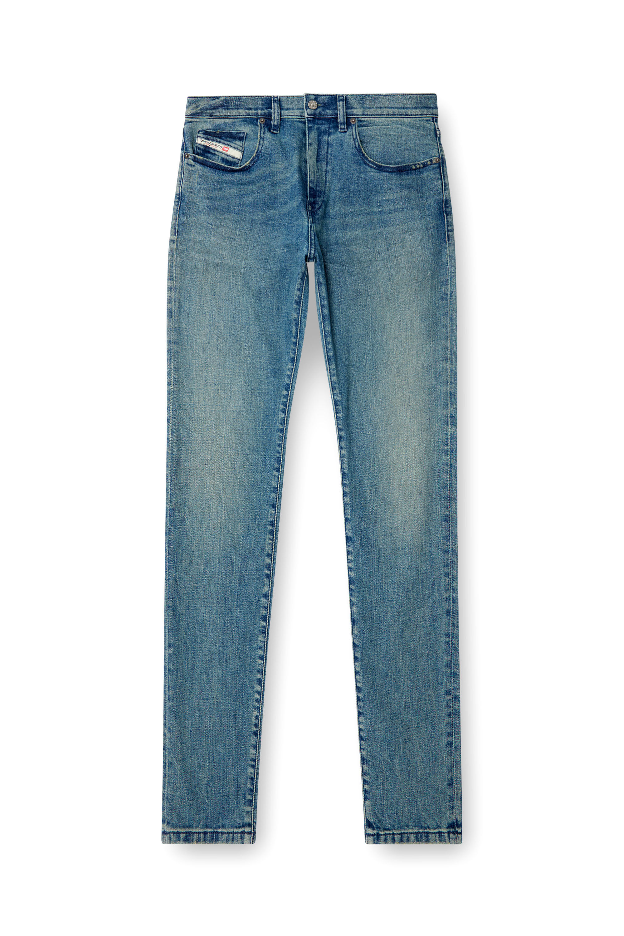 Diesel - Man's Slim Jeans 2019 D-Strukt 0BMBW, Medium blue - 2