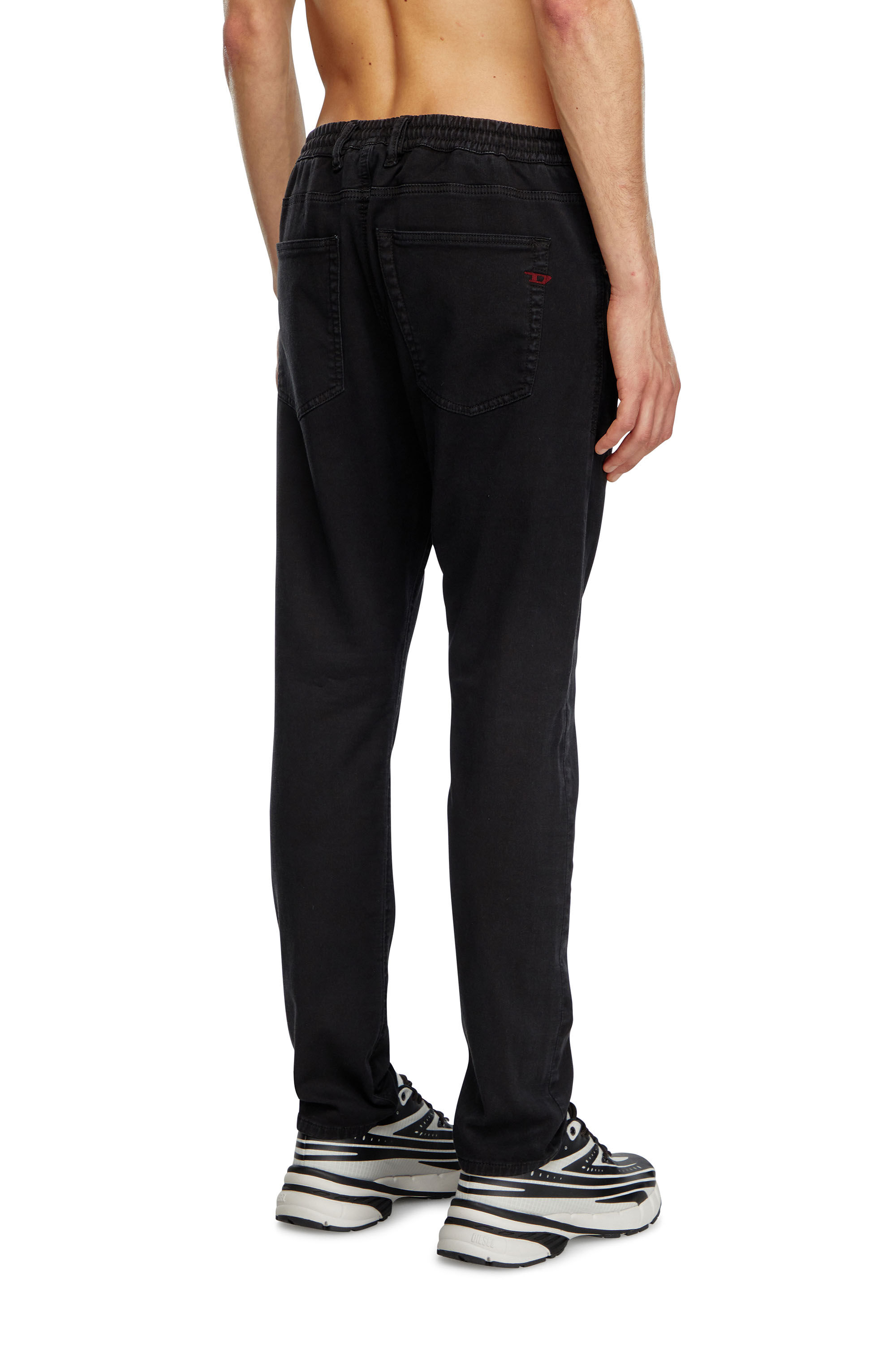 Diesel - Tapered 2030 D-Krooley Joggjeans® 068NH, Black/Dark grey - Image 4