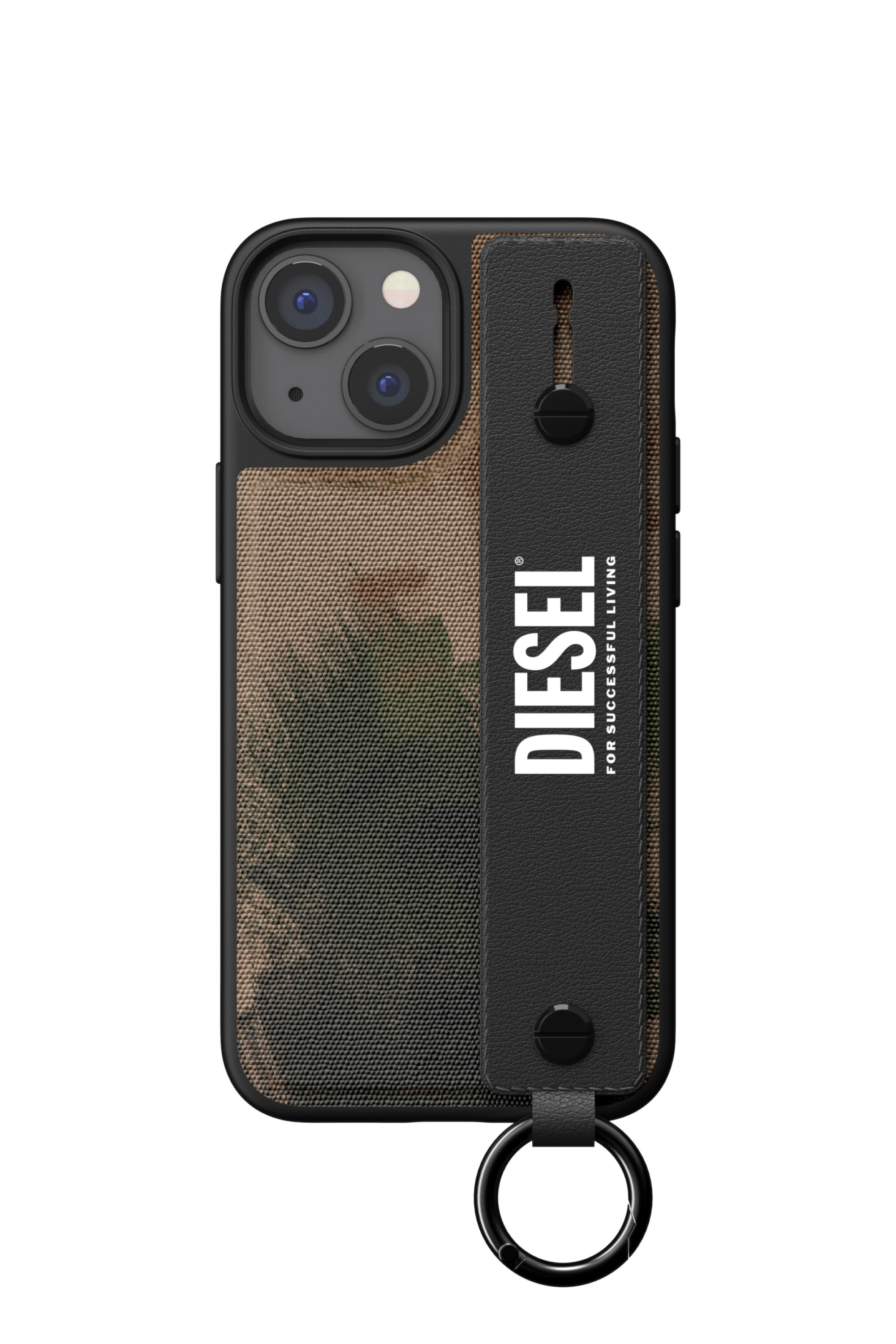 Diesel - 47179 HANDSTRAP CASE, Unisex's Handstrap case for iPhone 13 Mini in Military Green - 2