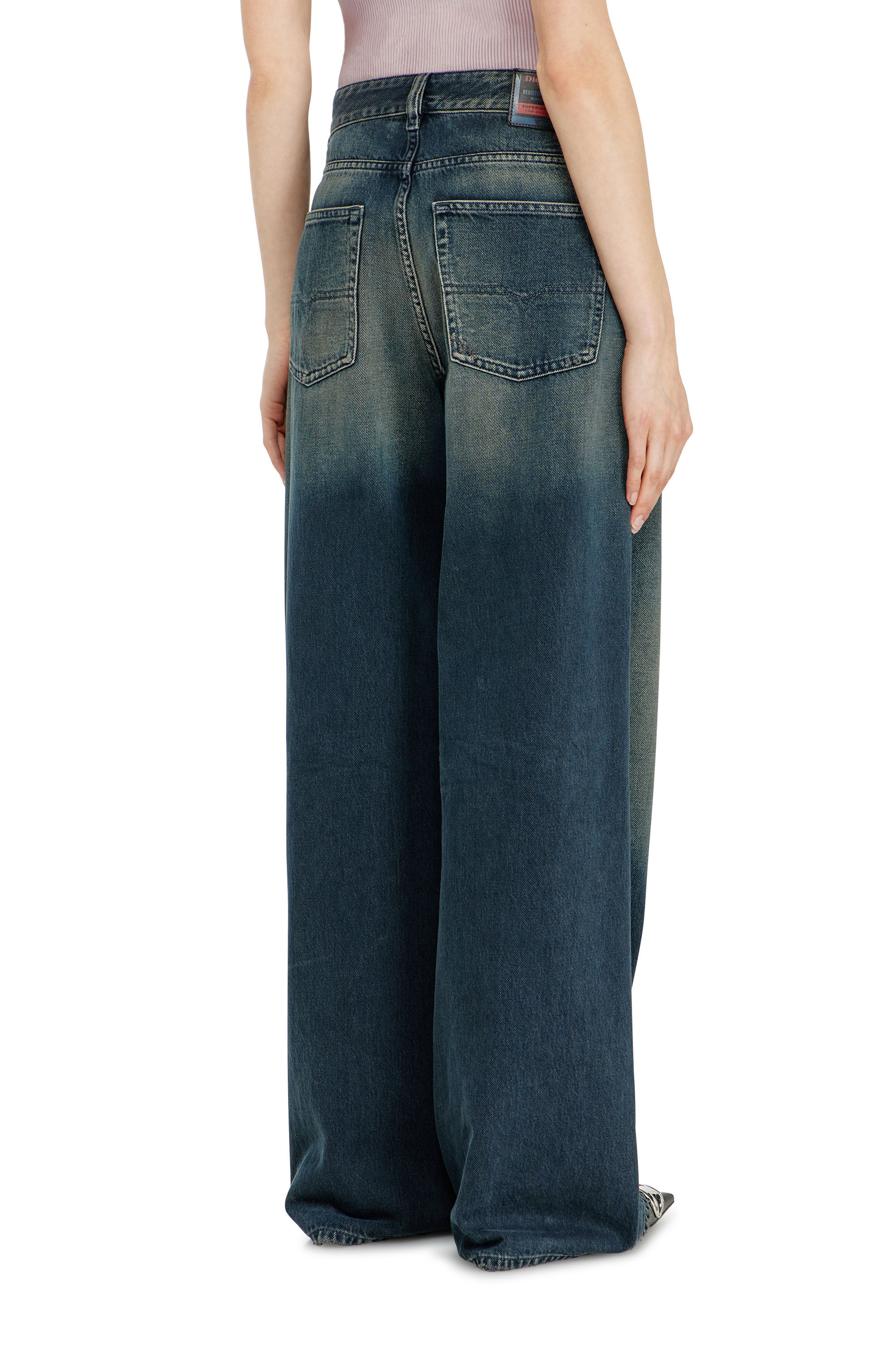 Diesel - Unisex's Relaxed Jeans 1996 D-Sire 09N67, Dark Blue - 5