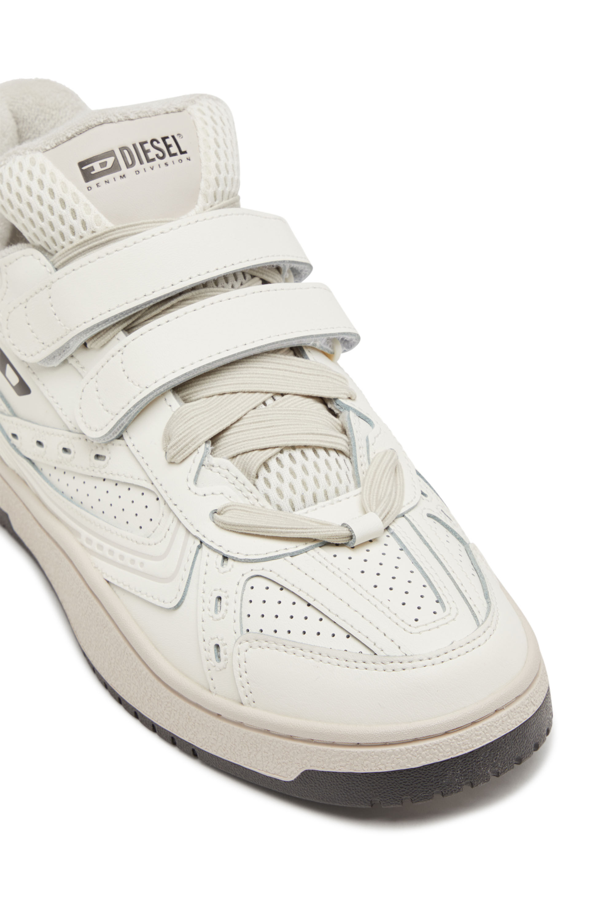 Diesel - S-UKIYO SKT, Man S-Ukiyo-Monochrome sneaker with straps in White - Image 6
