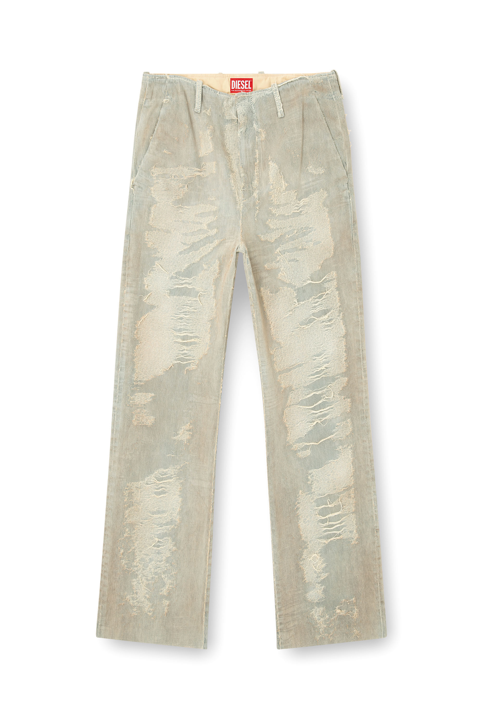Diesel - Man's Relaxed Jeans D-Boix 007AU, Light Grey - 2