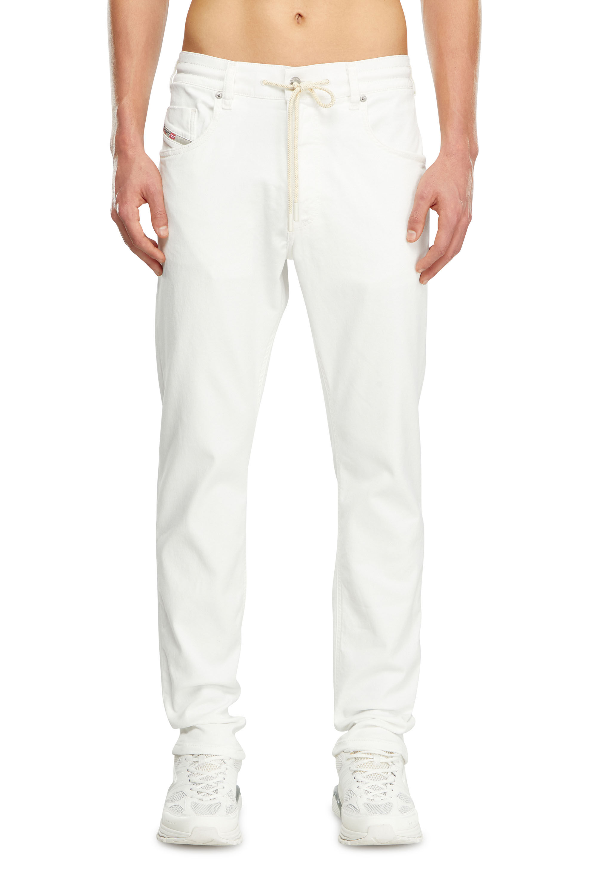 Diesel - Man's Regular 2030 D-Krooley Joggjeans® 068HX, White - 3