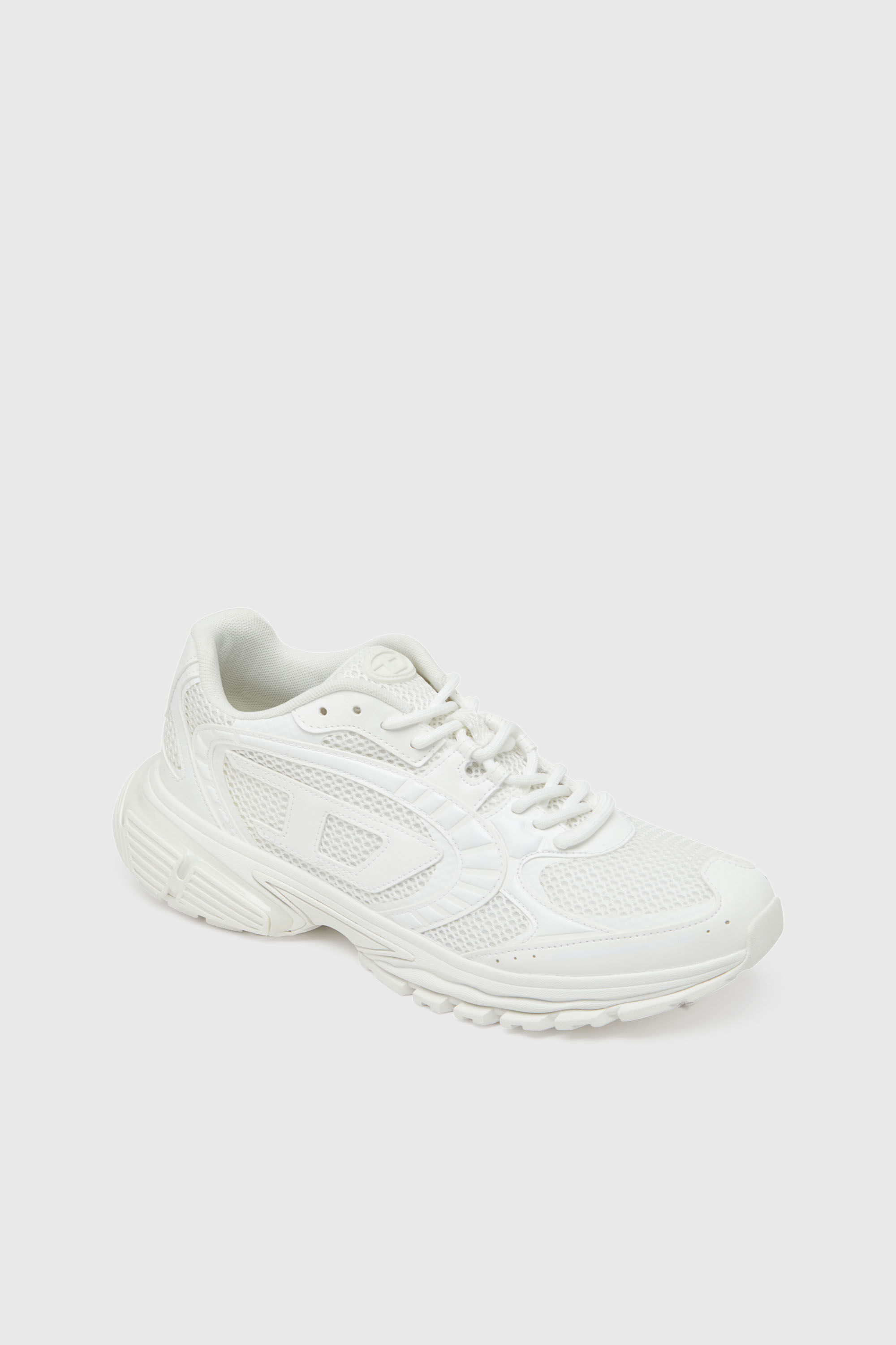 Diesel - S-PRO-V-DENSE LOW, Man's S-Pro-V-Dense-Mesh sneakers with Oval D logo in White - 6