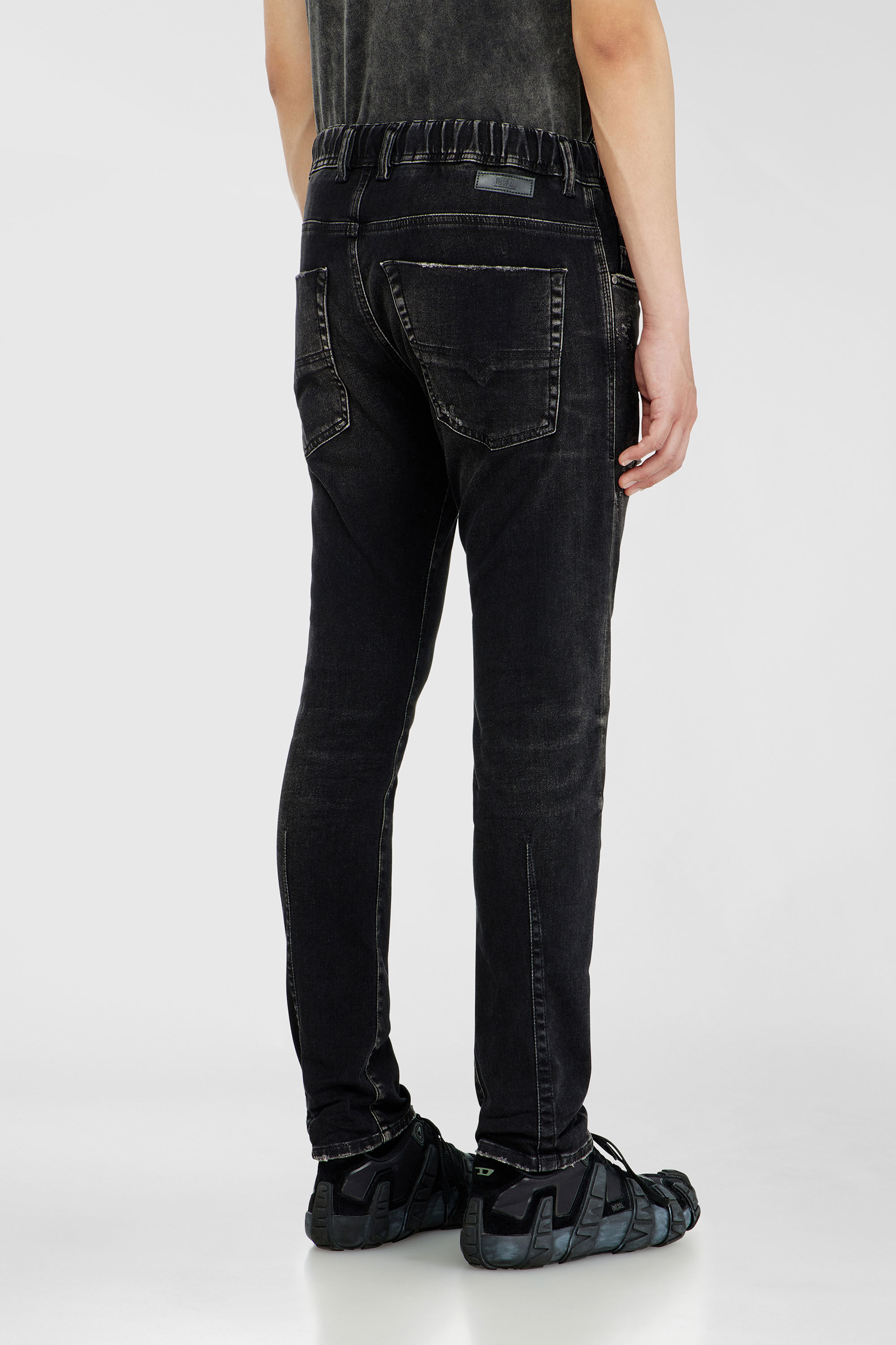 Diesel - Man's Regular E-Krooley Joggjeans&reg; 09Q22, Black/Dark grey - 3
