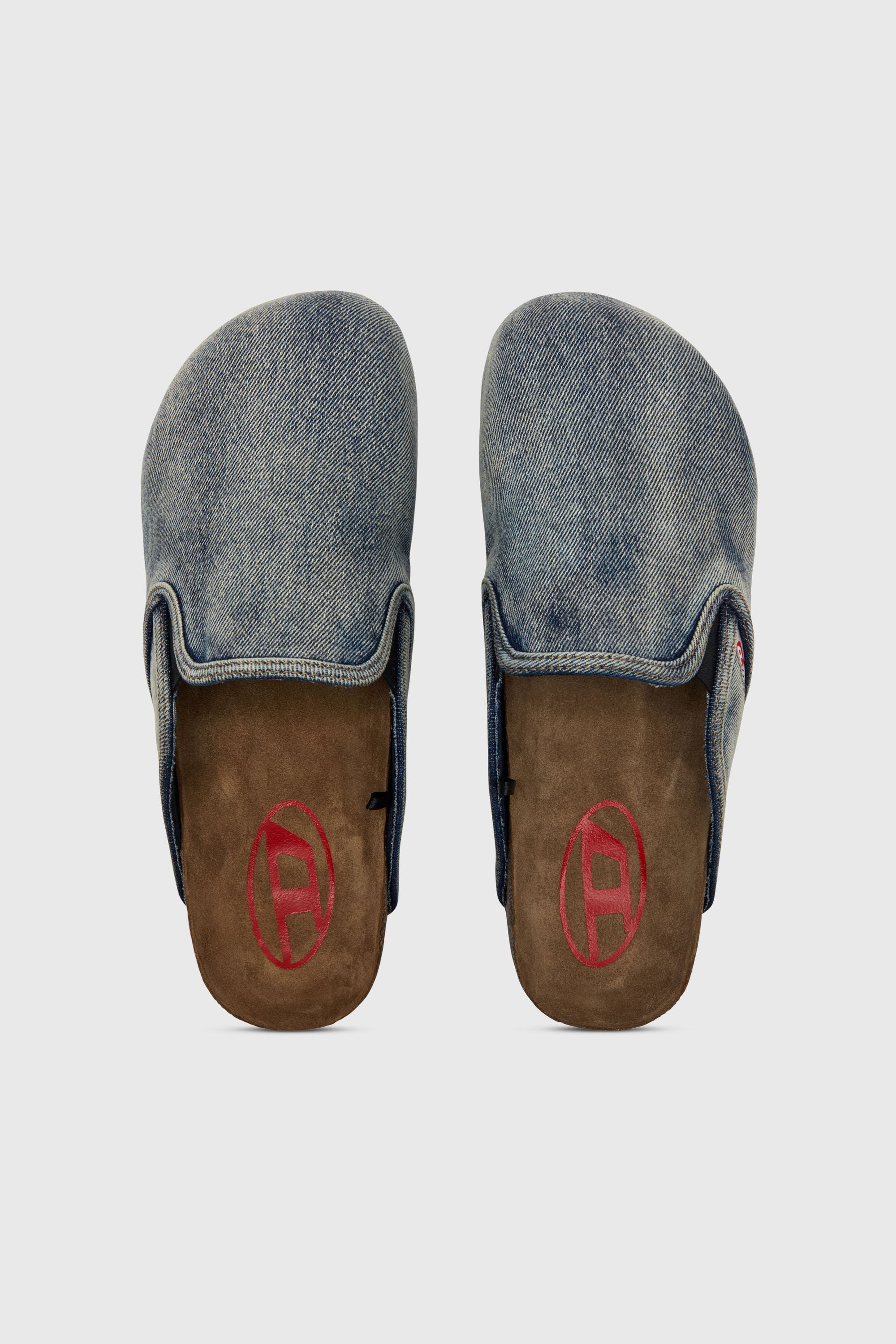 Diesel - D-WOODSTOCK SLIP-ON, Man's D-Woodstock-Denim mules in Dark Blue - 5