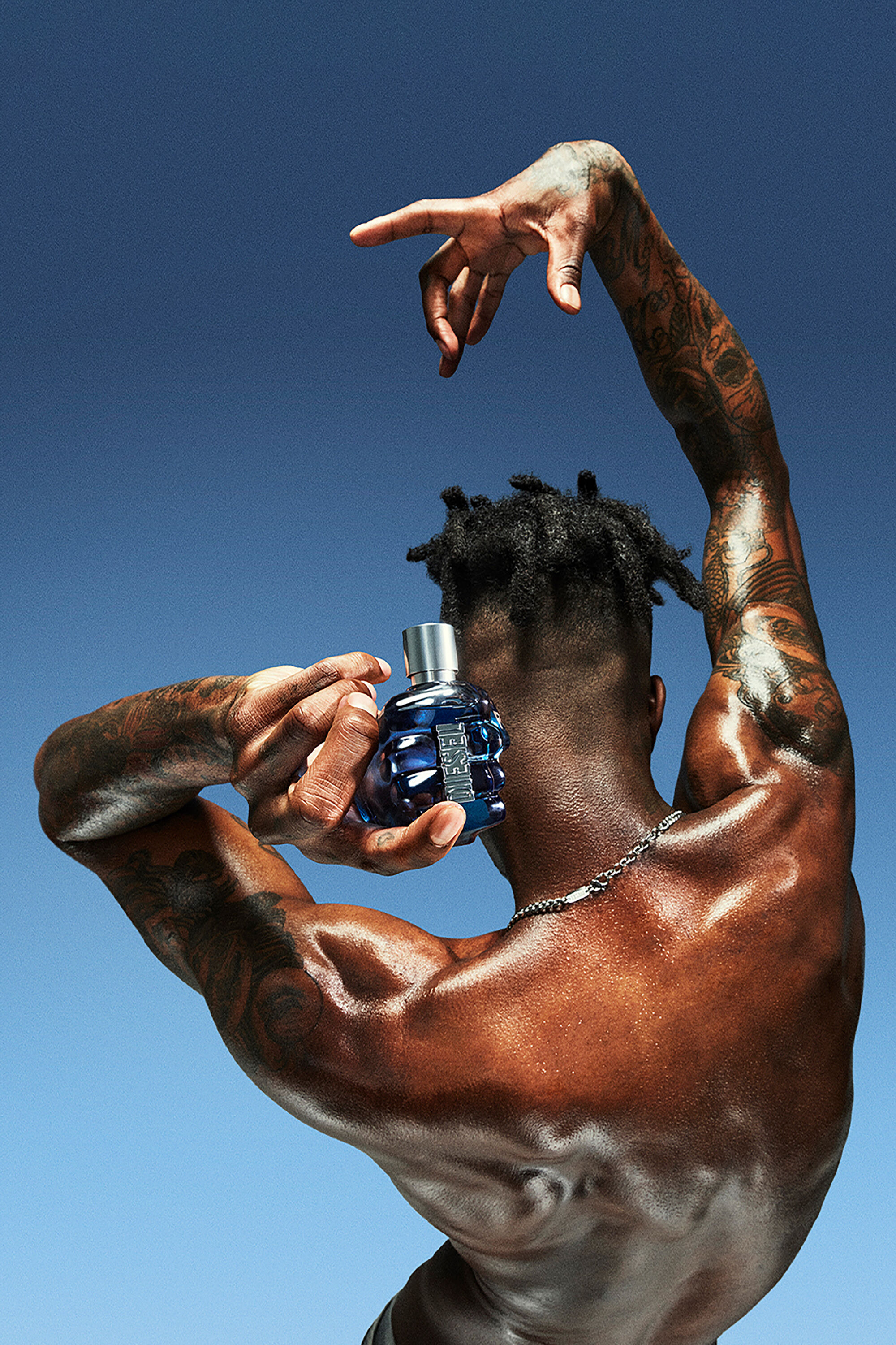Diesel - SOUND OF THE BRAVE 200ML, Man's Sound Of The Brave 200ml, 6.7 FL.OZ., Eau de Toilette in Blue - 5