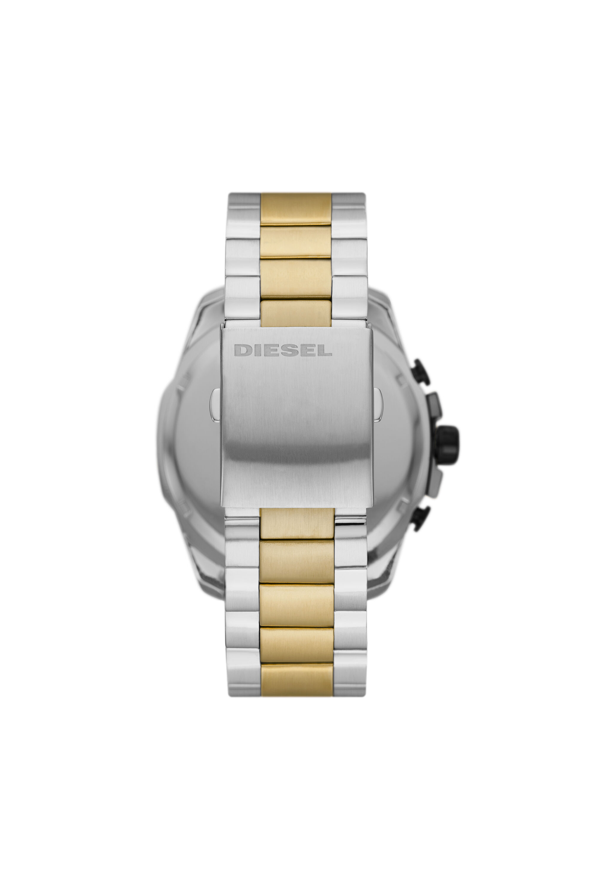【稼動品】DIESEL DZ4581 クロノグラフ ゴールド シルバー Diesel Mega Chief Chronograph Two-Tone Stainless Steel Watch