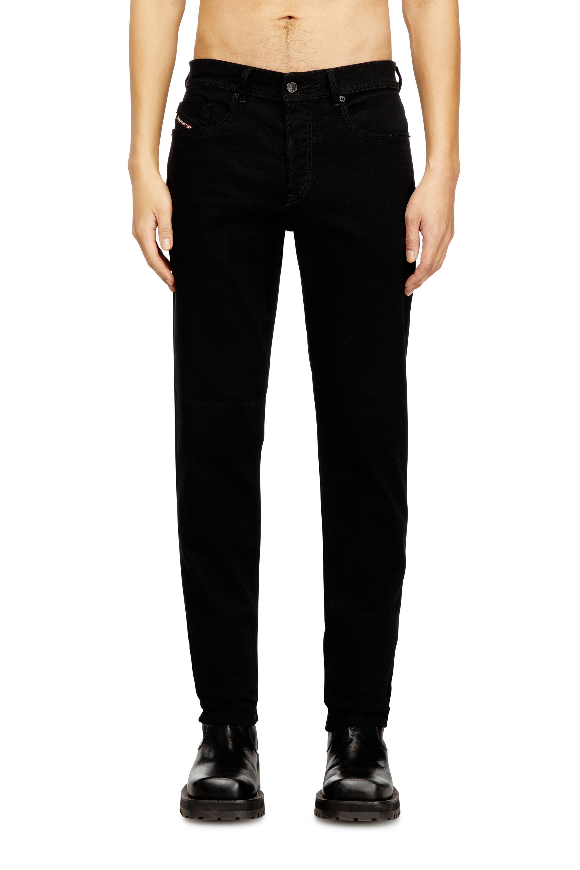 Diesel - Man's Regular Jeans 2023 D-Finitive 069YP, Black/Dark grey - 3