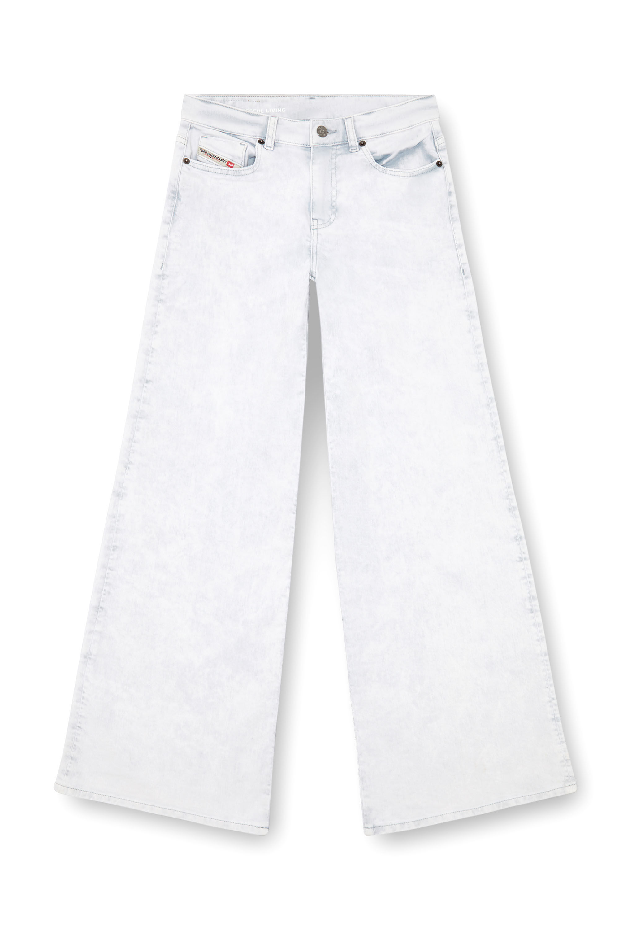 Diesel - Woman's Flare Jeans 1978 D-Akemi 0GRDL, Light Blue - 2