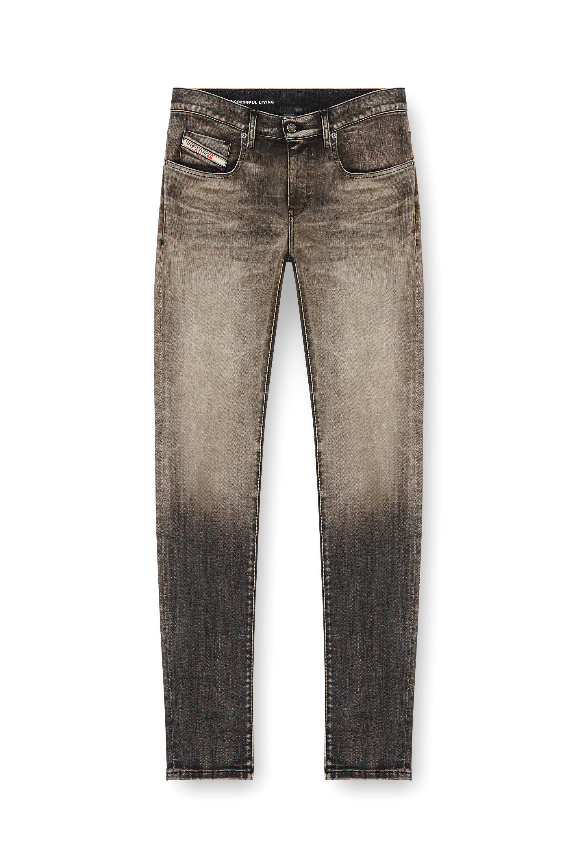 Diesel - Man's Slim Jeans 2019 D-Strukt 09L39, Light Grey - 2