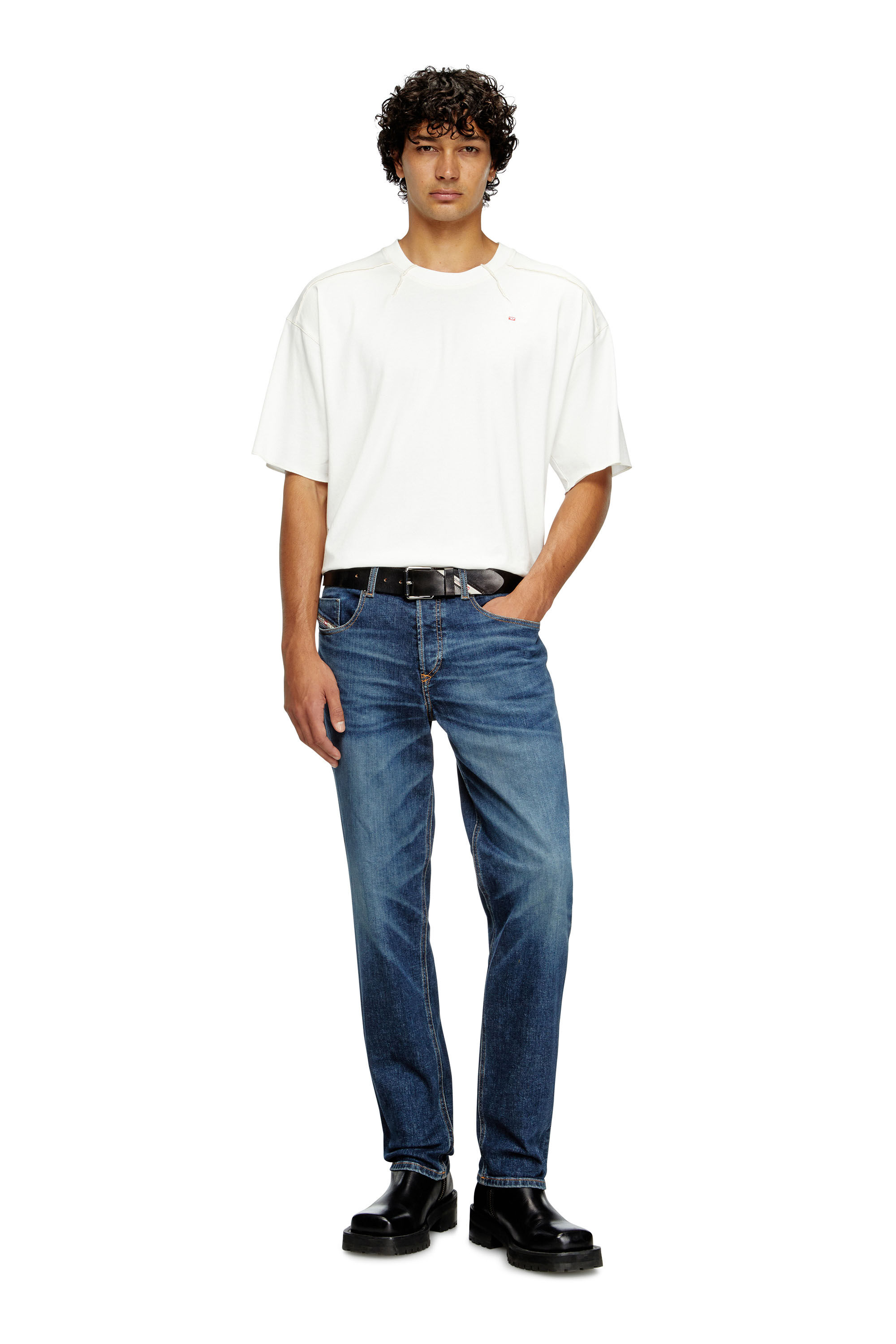 Diesel - Man's Regular Jeans 2023 D-Finitive 09J47, Dark Blue - 1