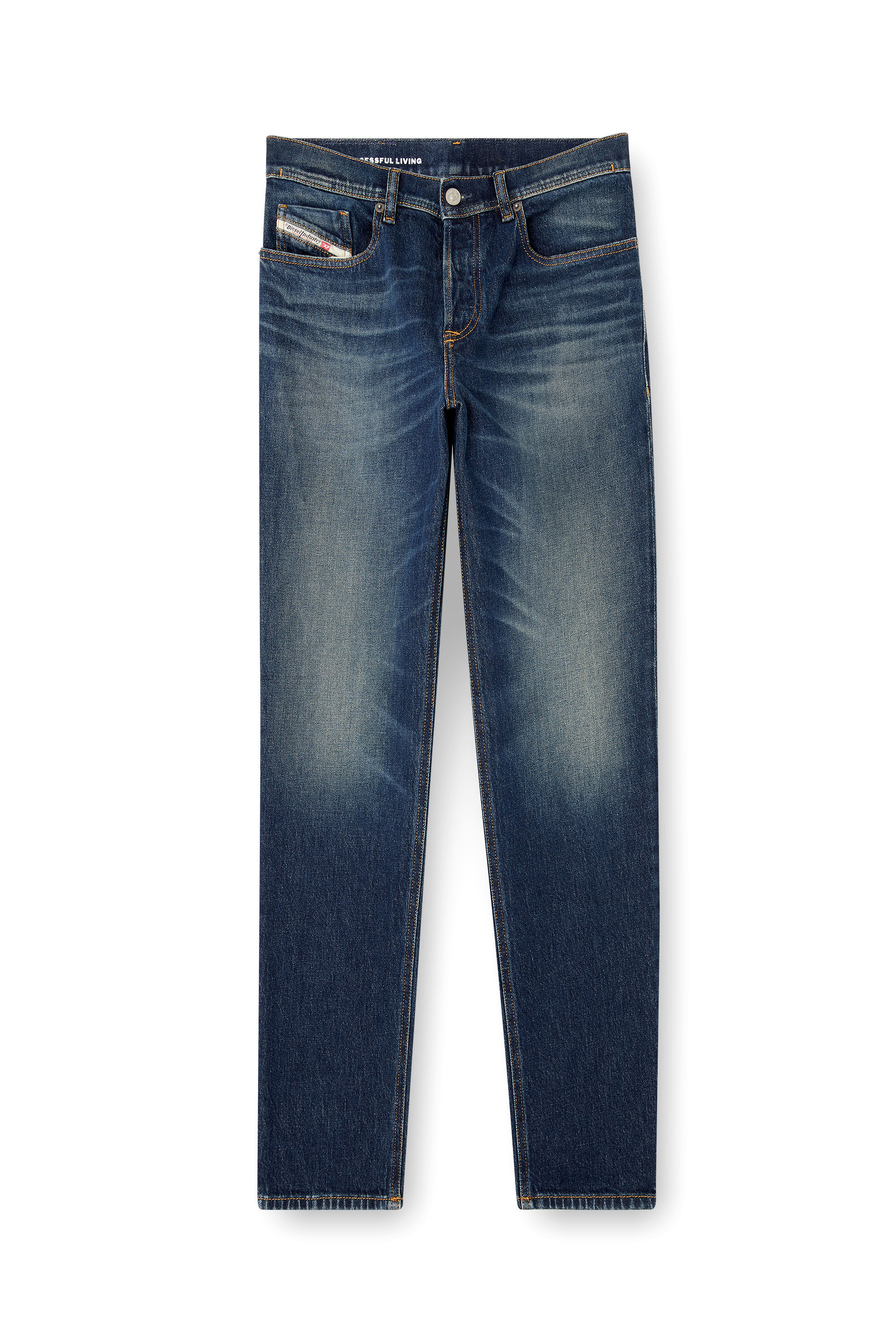 Diesel - Man's Regular Jeans 2023 D-Finitive 09M10, Dark Blue - 2