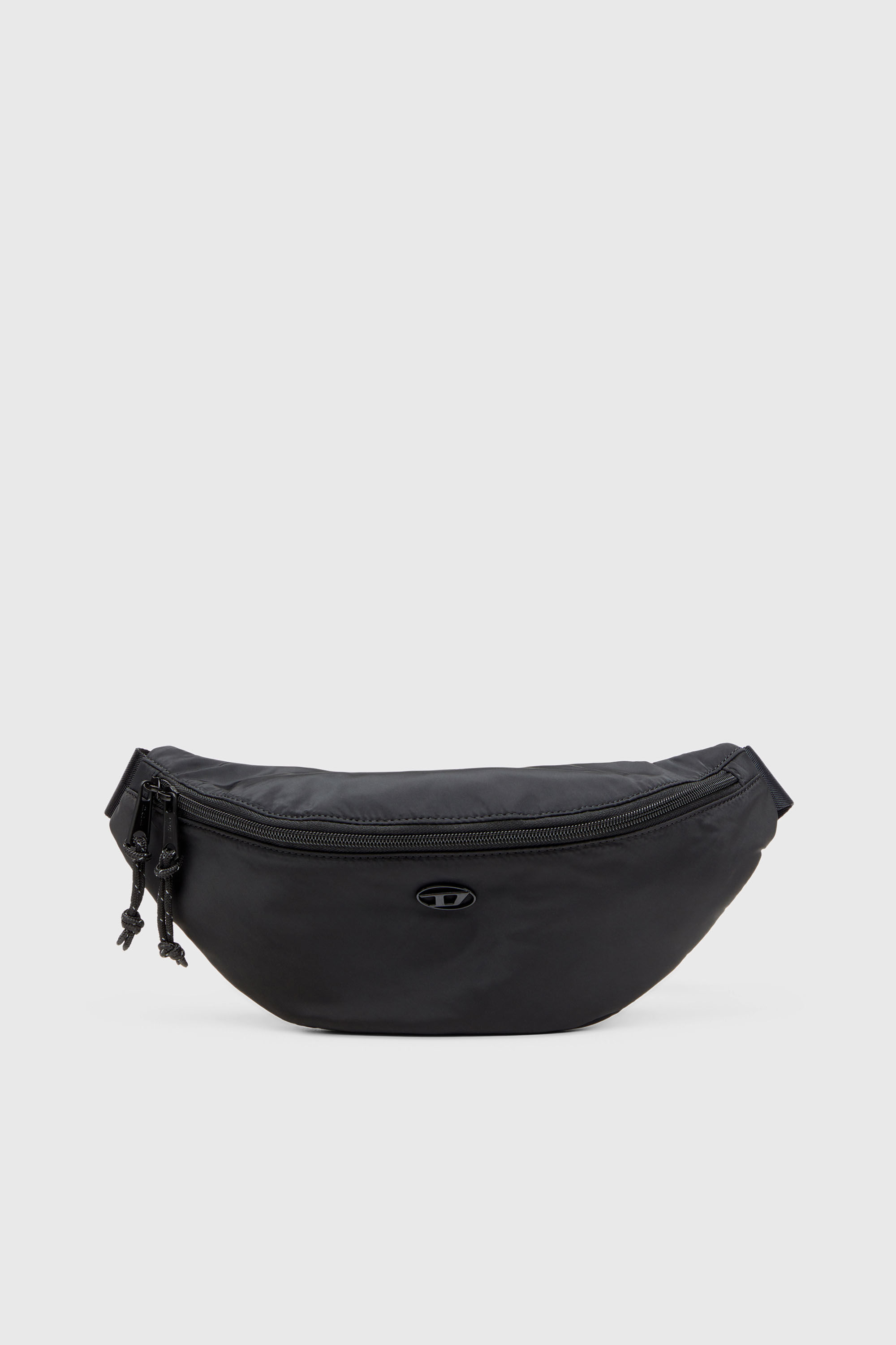 Diesel - D-PACK BELTBAG X, Man's D-Pack-Belt bag in satin-touch fabric in Black - 2