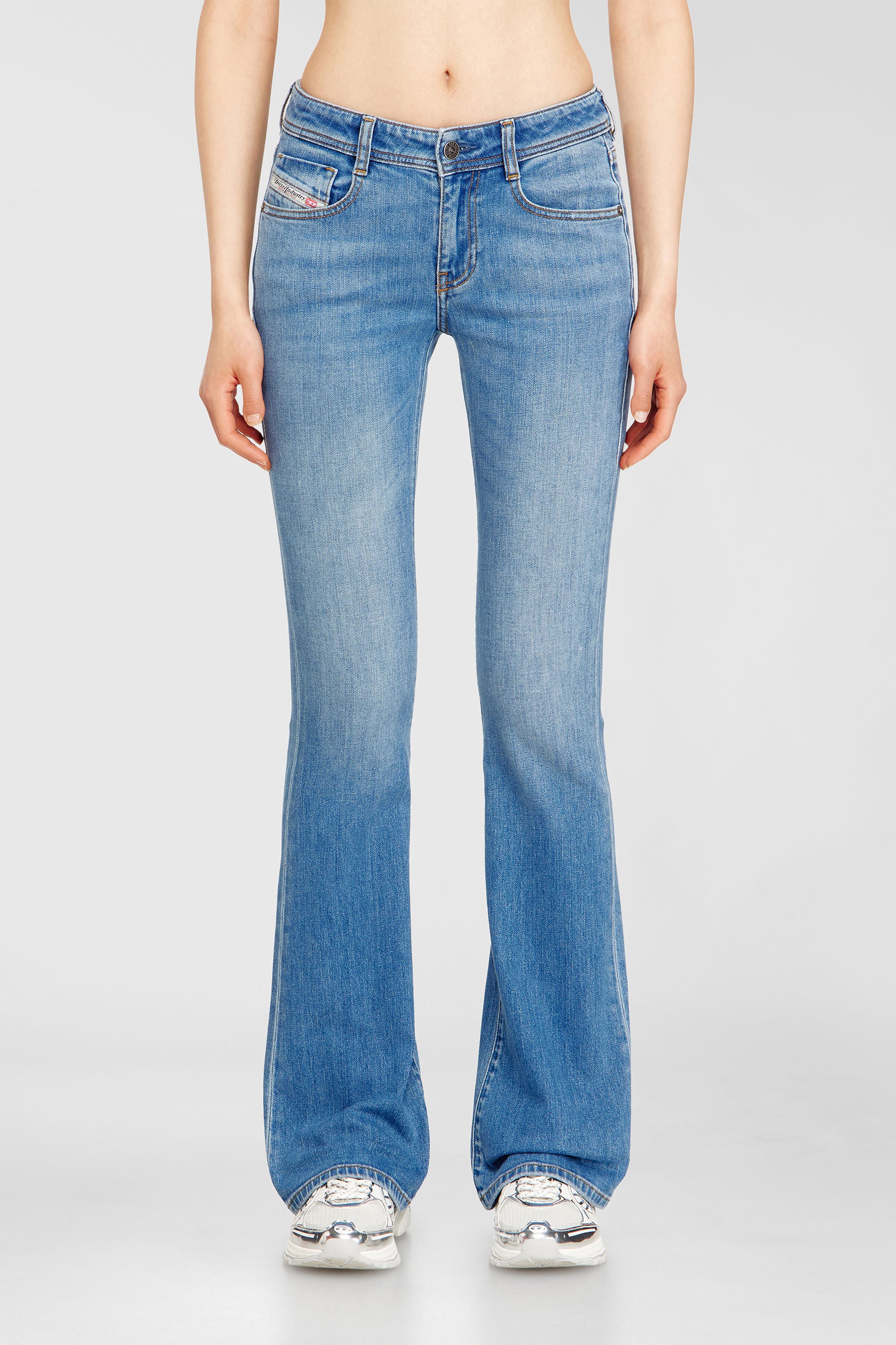 Diesel - Woman's Bootcut Jeans 1969 D-Ebbey 0ADBH, Light Blue - 2