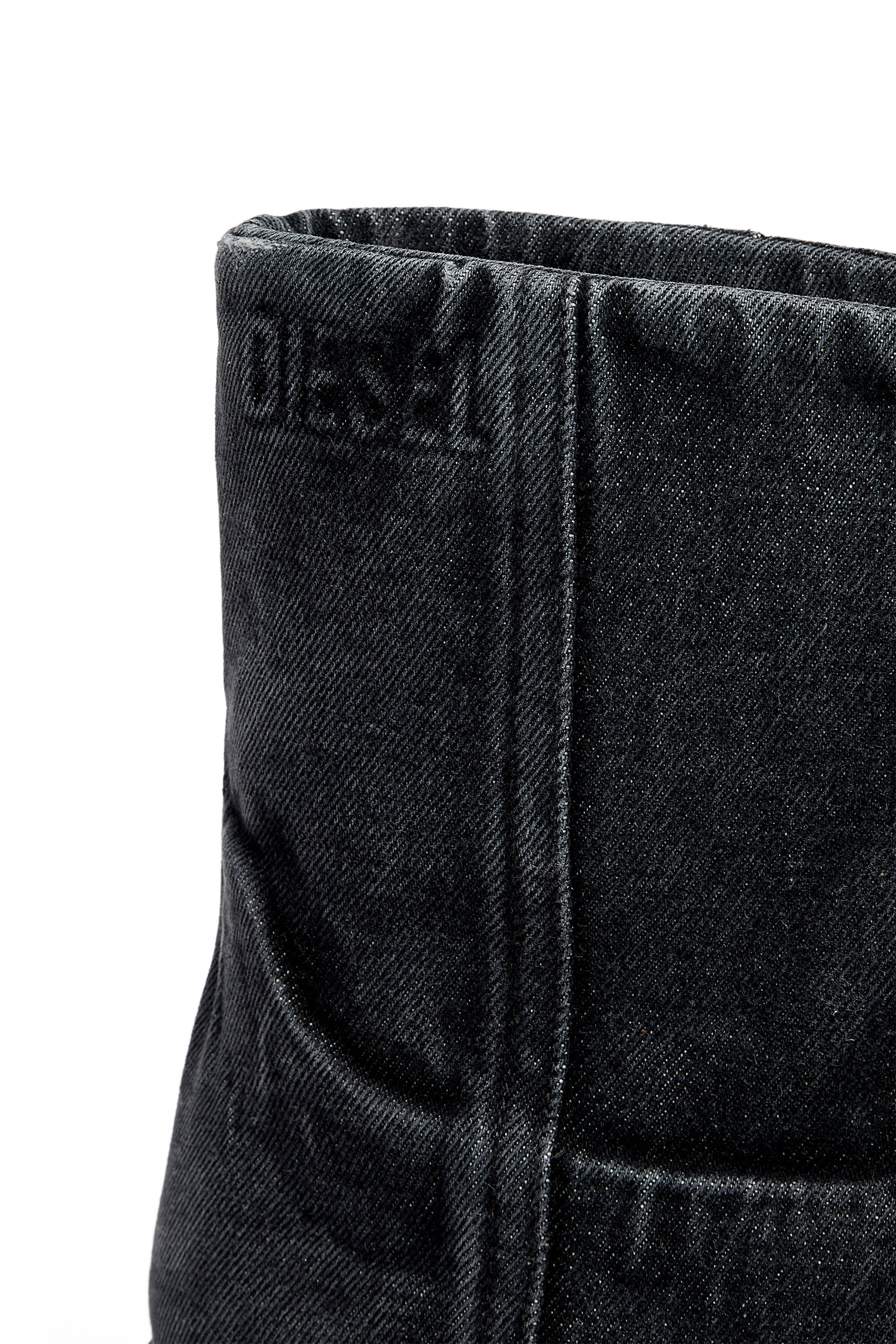 Women's D-Hammer-Chelsea boots in washed denim | Black | Diesel Women's D-Hammer-Chelsea boots in washed denim | Black | Diesel