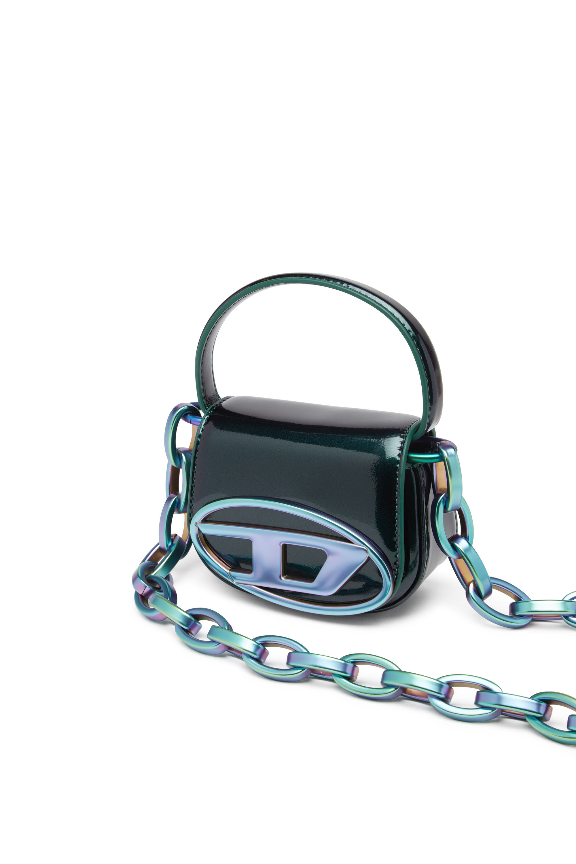 Diesel - 1DR XS, Woman 1DR XS-Iconic iridescent mini bag in Multicolor - Image 2